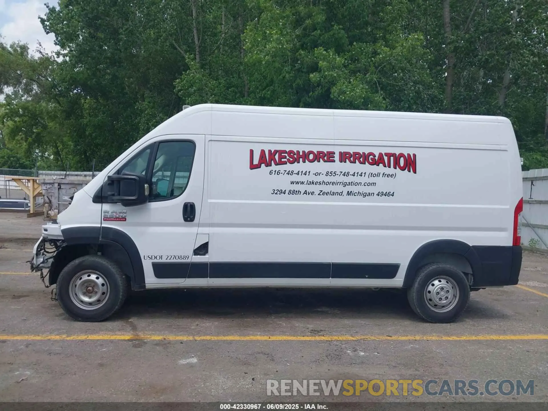 14 Photograph of a damaged car 3C6LRVDGXME521397 RAM PROMASTER 2500 2021