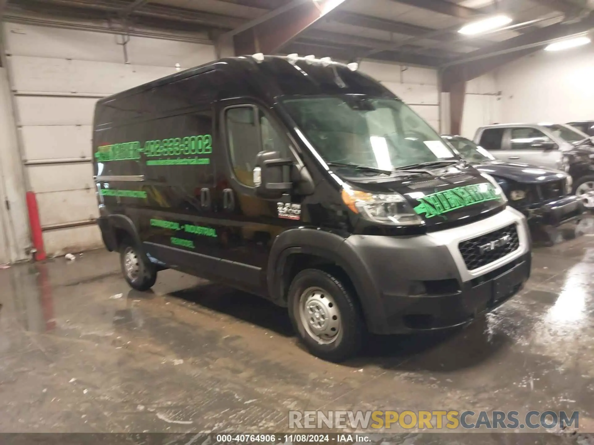 1 Photograph of a damaged car 3C6LRVCGXNE120838 RAM PROMASTER 2500 2022