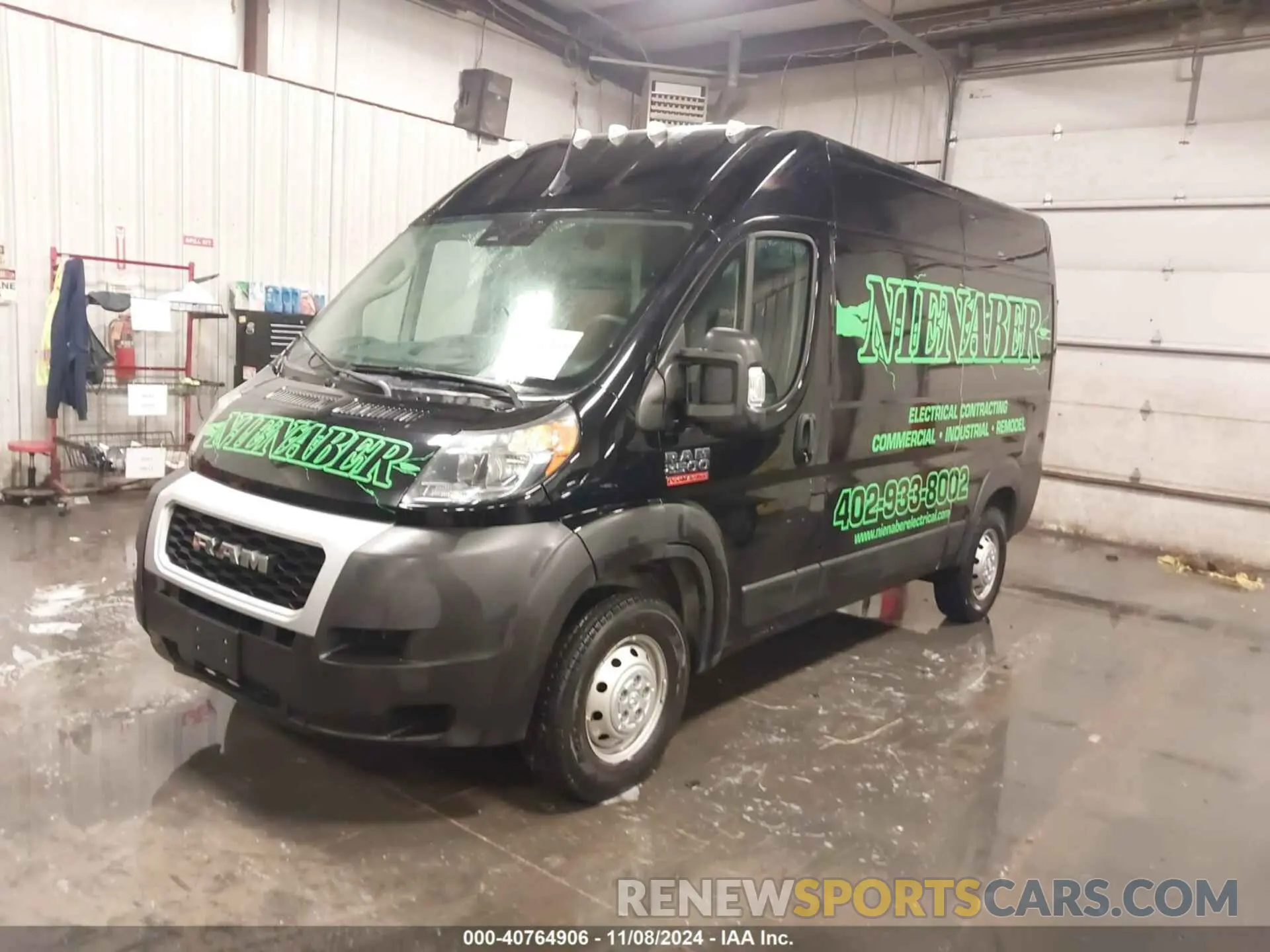 2 Photograph of a damaged car 3C6LRVCGXNE120838 RAM PROMASTER 2500 2022