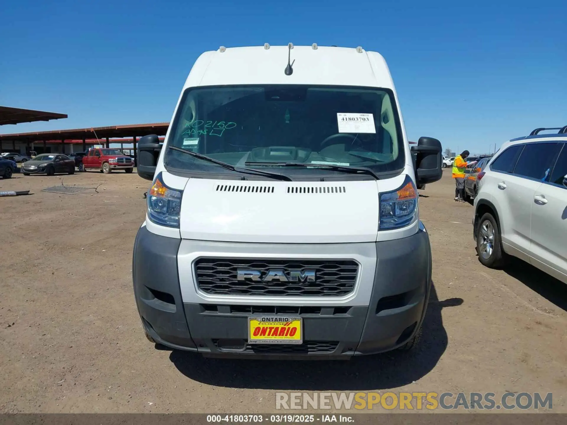 12 Photograph of a damaged car 3C6LRVDG0NE134732 RAM PROMASTER 2500 2022