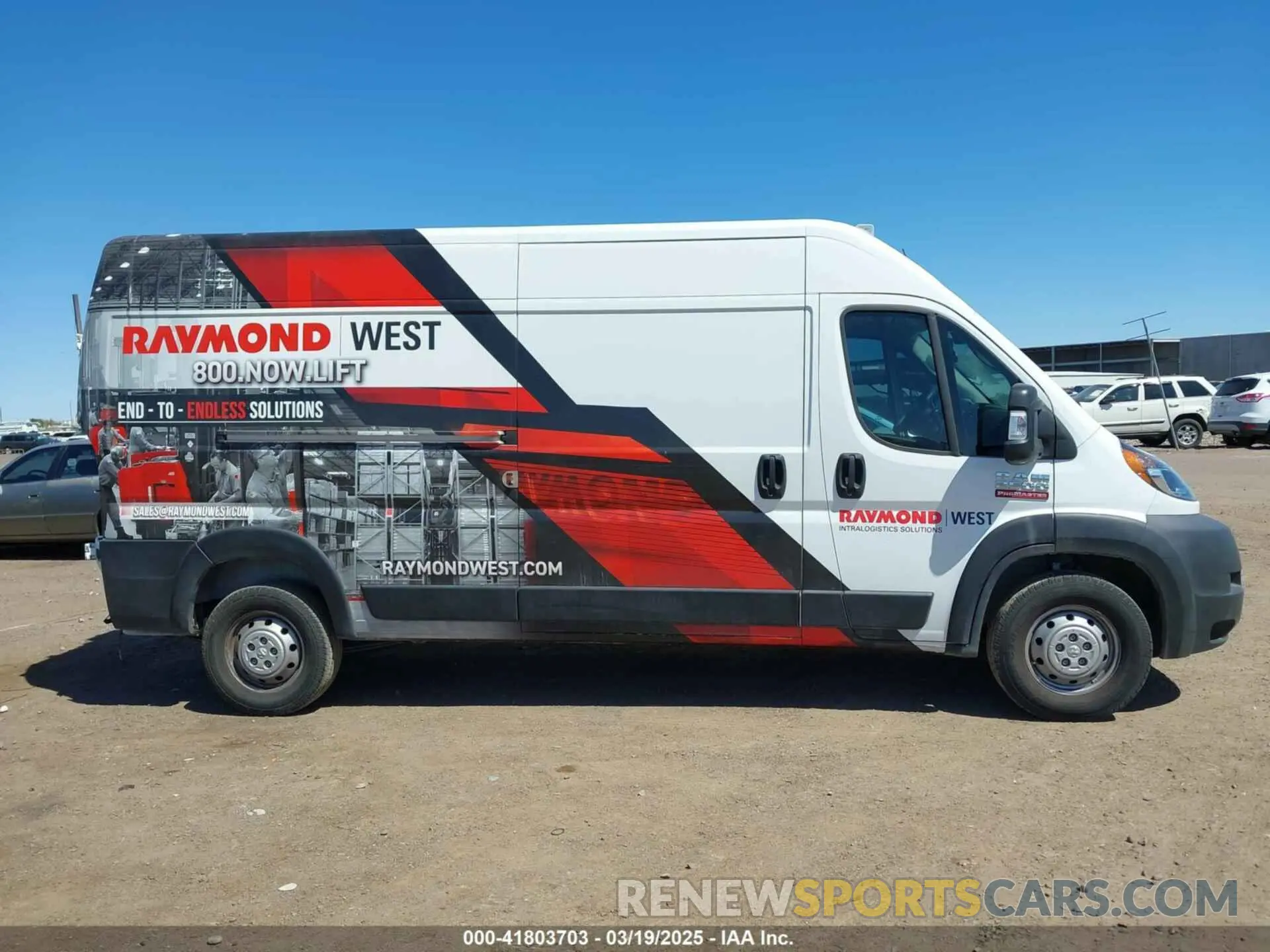 13 Photograph of a damaged car 3C6LRVDG0NE134732 RAM PROMASTER 2500 2022