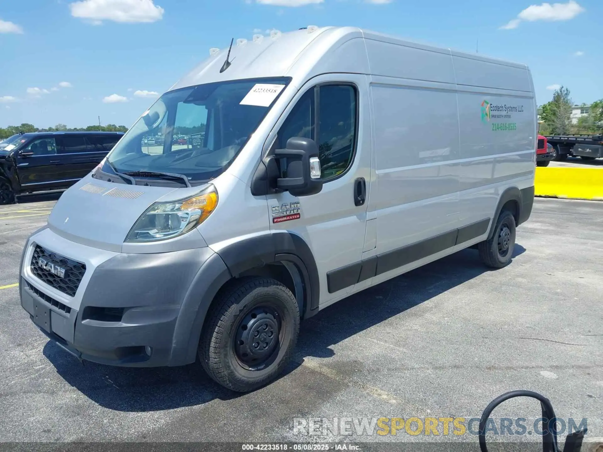 2 Photograph of a damaged car 3C6LRVDG2NE123344 RAM PROMASTER 2500 2022