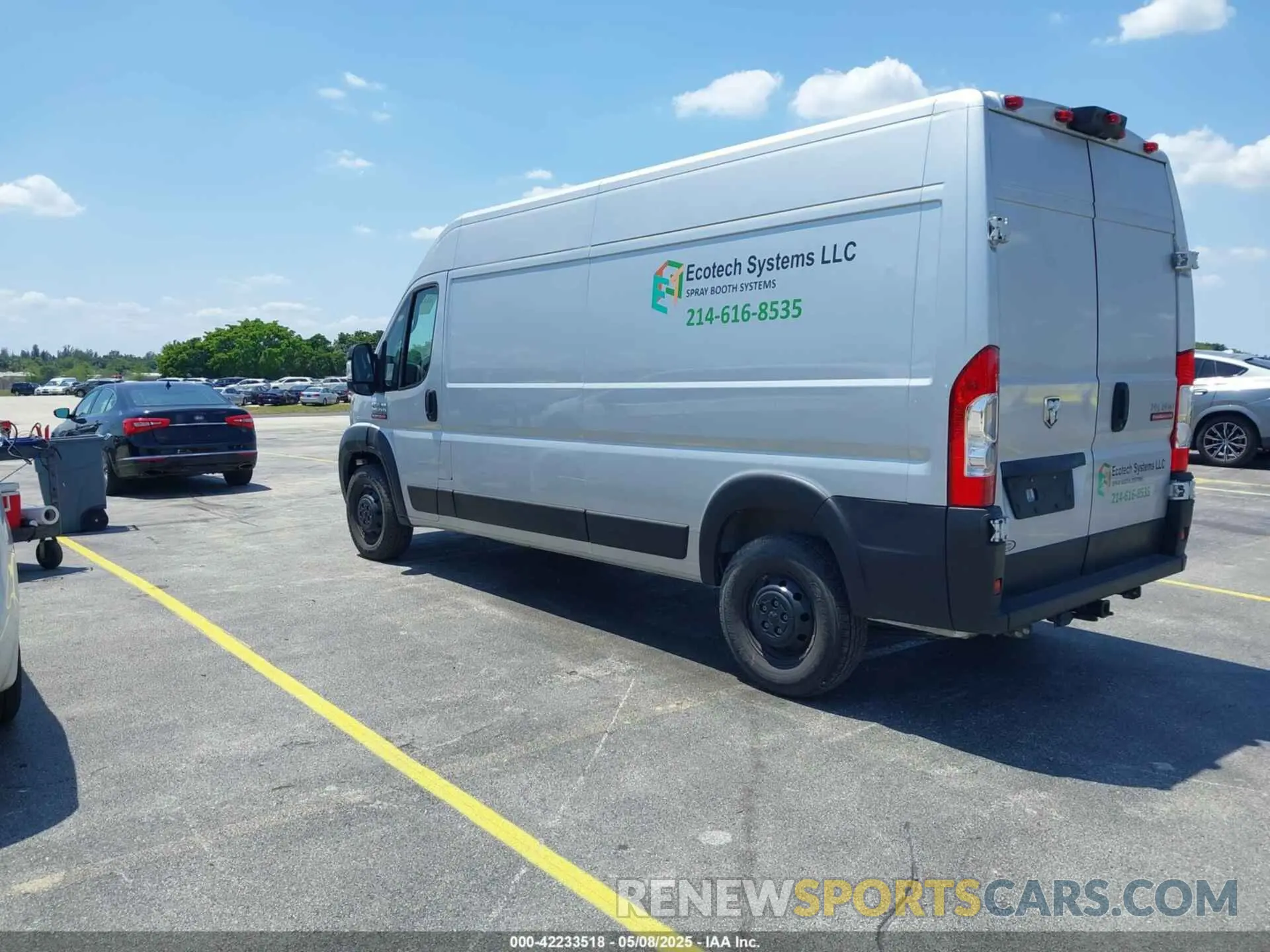 3 Photograph of a damaged car 3C6LRVDG2NE123344 RAM PROMASTER 2500 2022