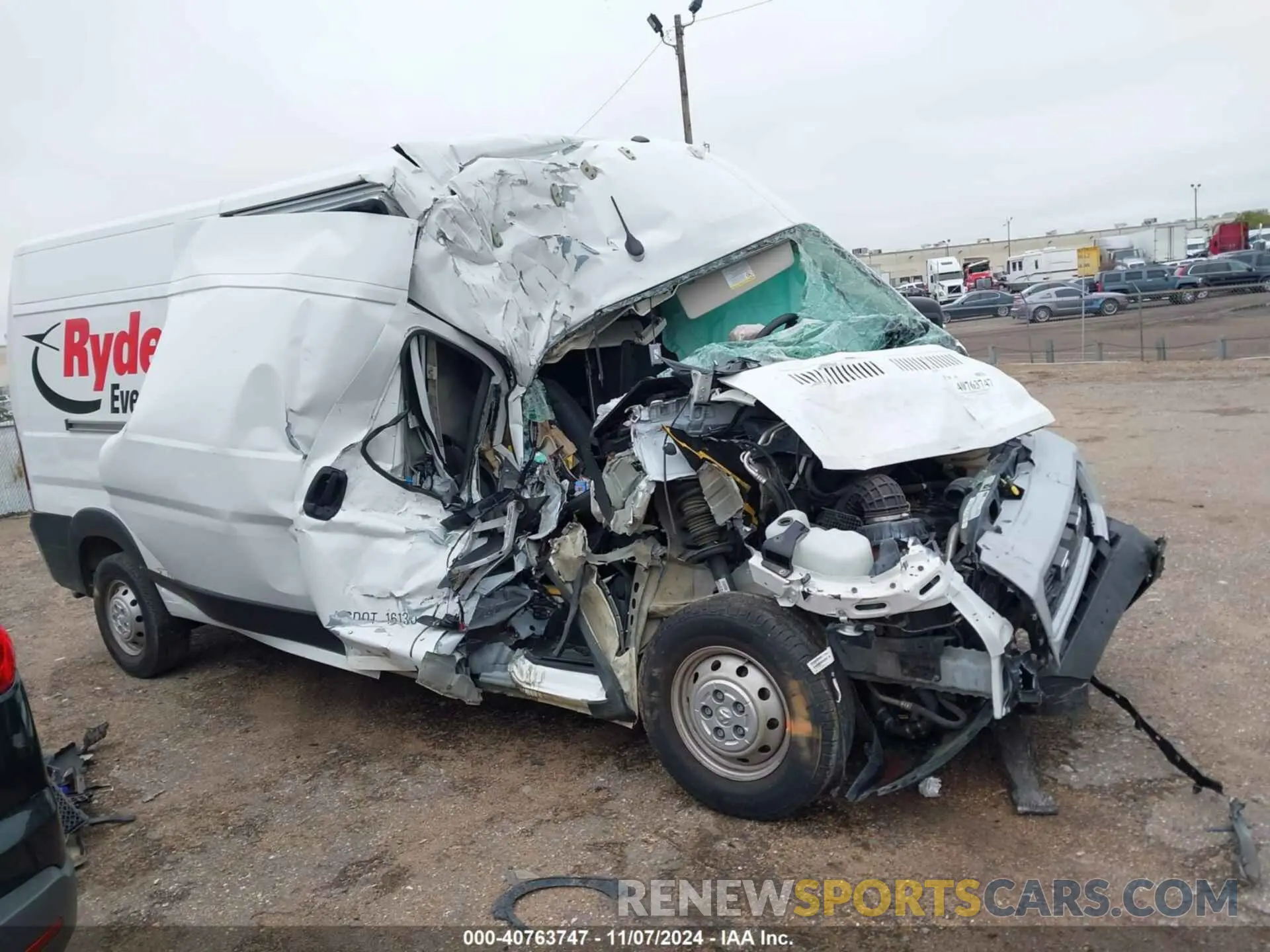 12 Photograph of a damaged car 3C6LRVDG3NE110280 RAM PROMASTER 2500 2022