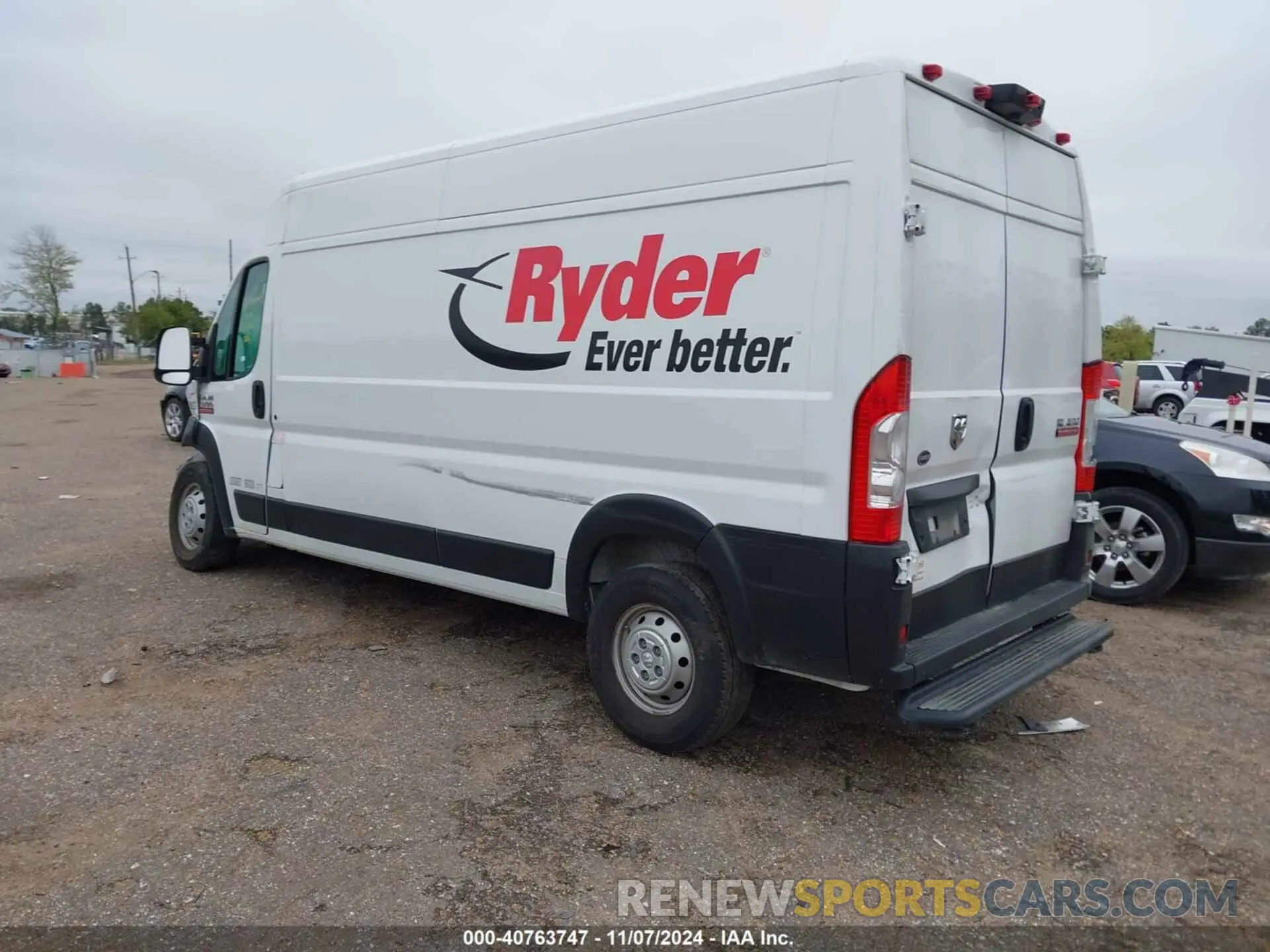 3 Photograph of a damaged car 3C6LRVDG3NE110280 RAM PROMASTER 2500 2022