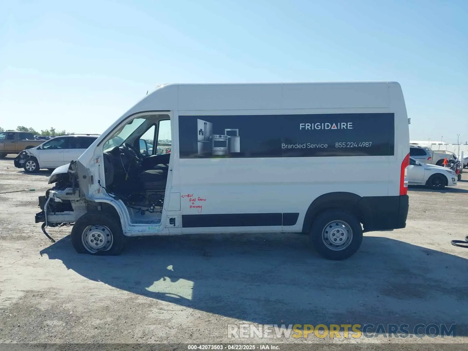 15 Photograph of a damaged car 3C6LRVCG3PE518637 RAM PROMASTER 2500 2023