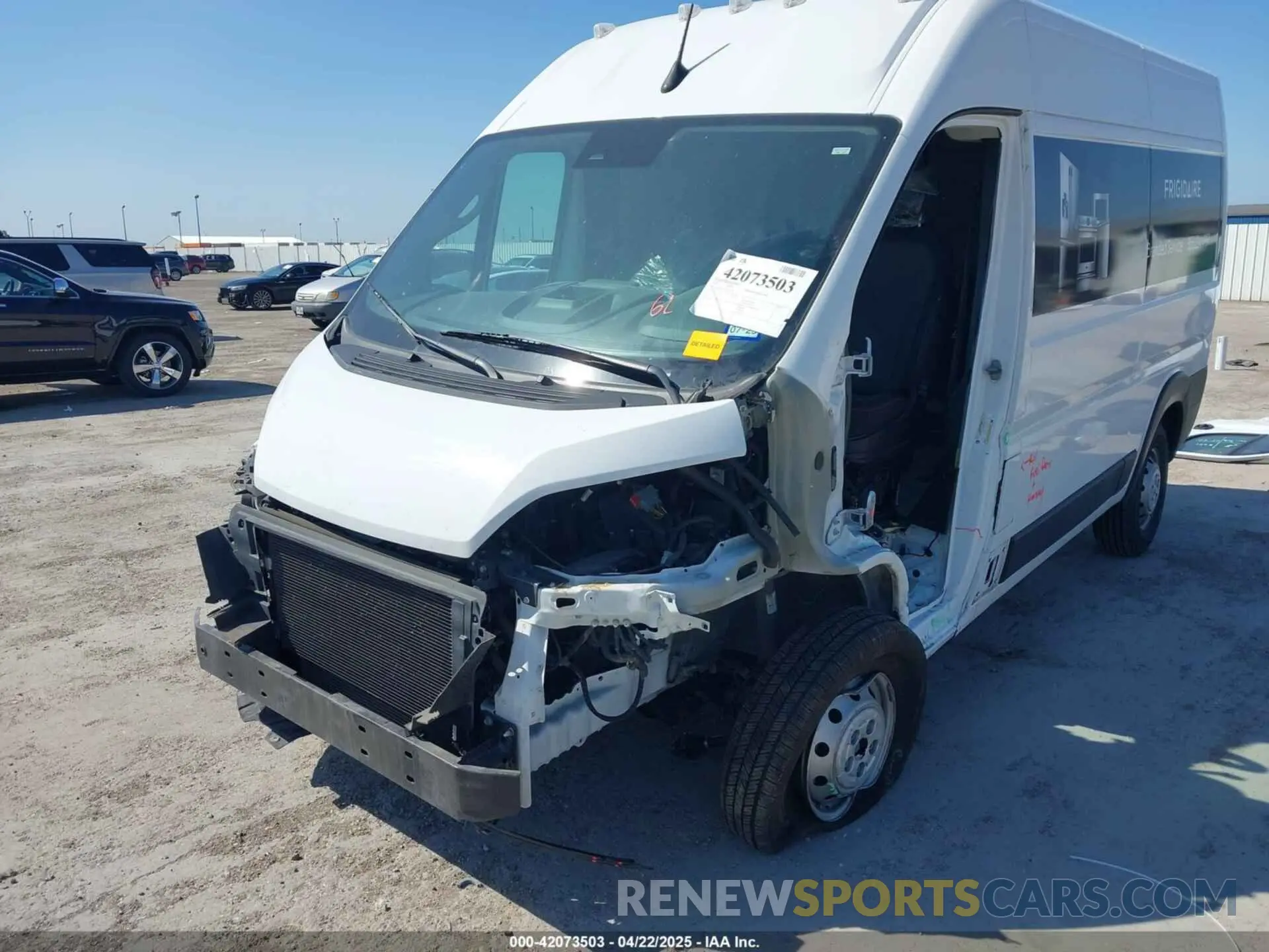 6 Photograph of a damaged car 3C6LRVCG3PE518637 RAM PROMASTER 2500 2023