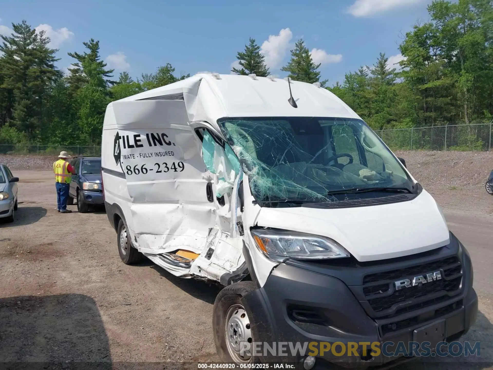 6 Photograph of a damaged car 3C6LRVCG9PE552016 RAM PROMASTER 2500 2023