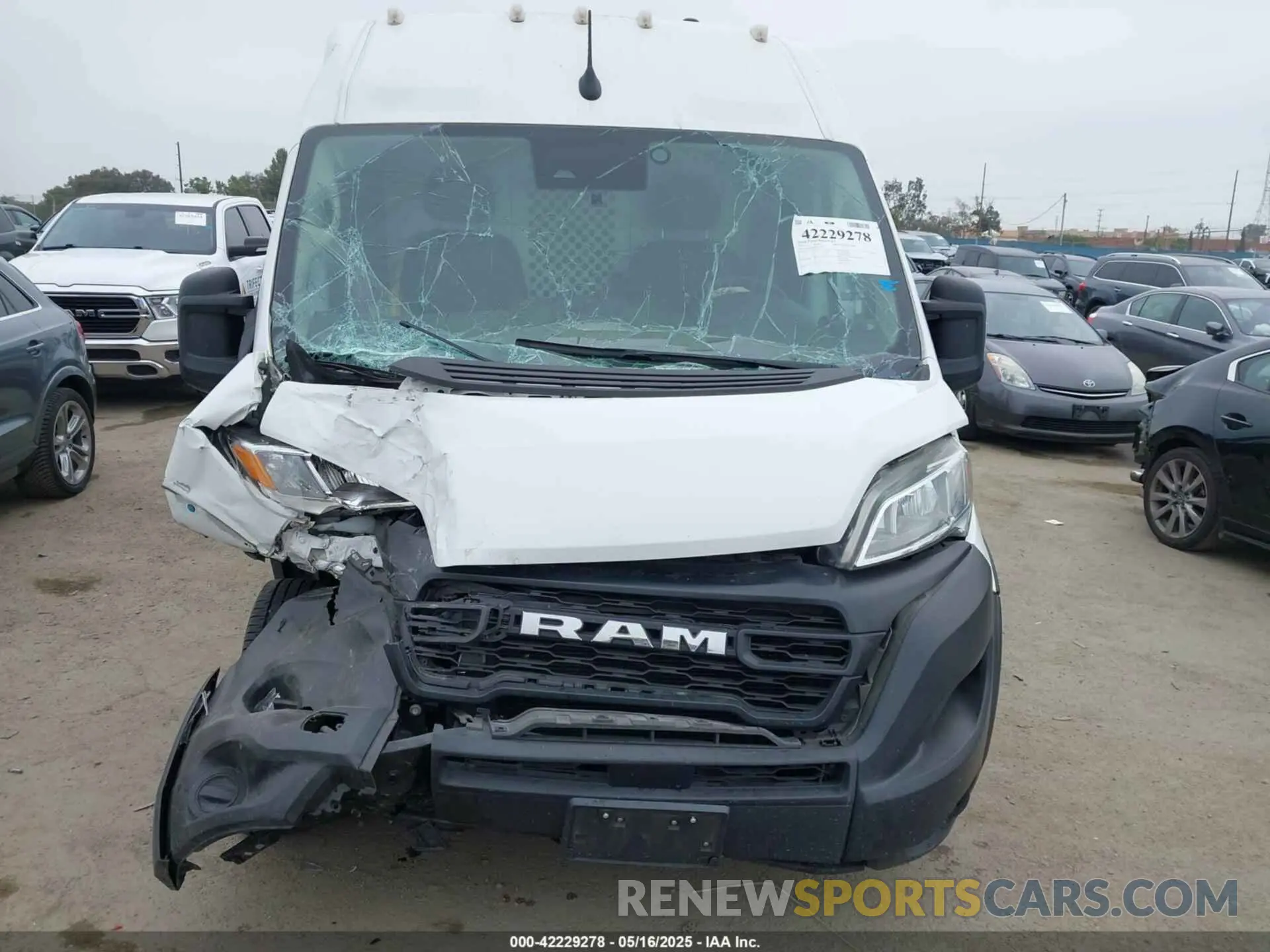 12 Photograph of a damaged car 3C6LRVDG0PE518397 RAM PROMASTER 2500 2023