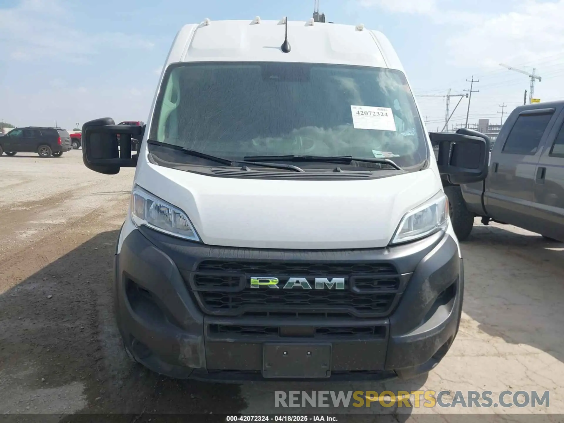 6 Photograph of a damaged car 3C6LRVDG0PE571794 RAM PROMASTER 2500 2023