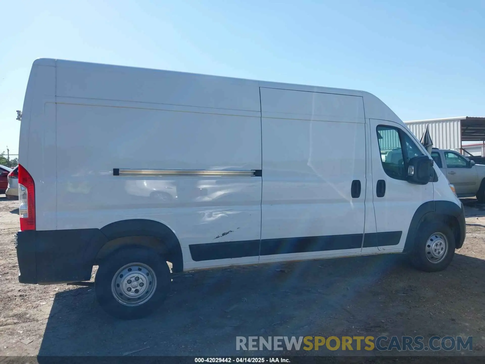 13 Photograph of a damaged car 3C6LRVDG1PE583873 RAM PROMASTER 2500 2023