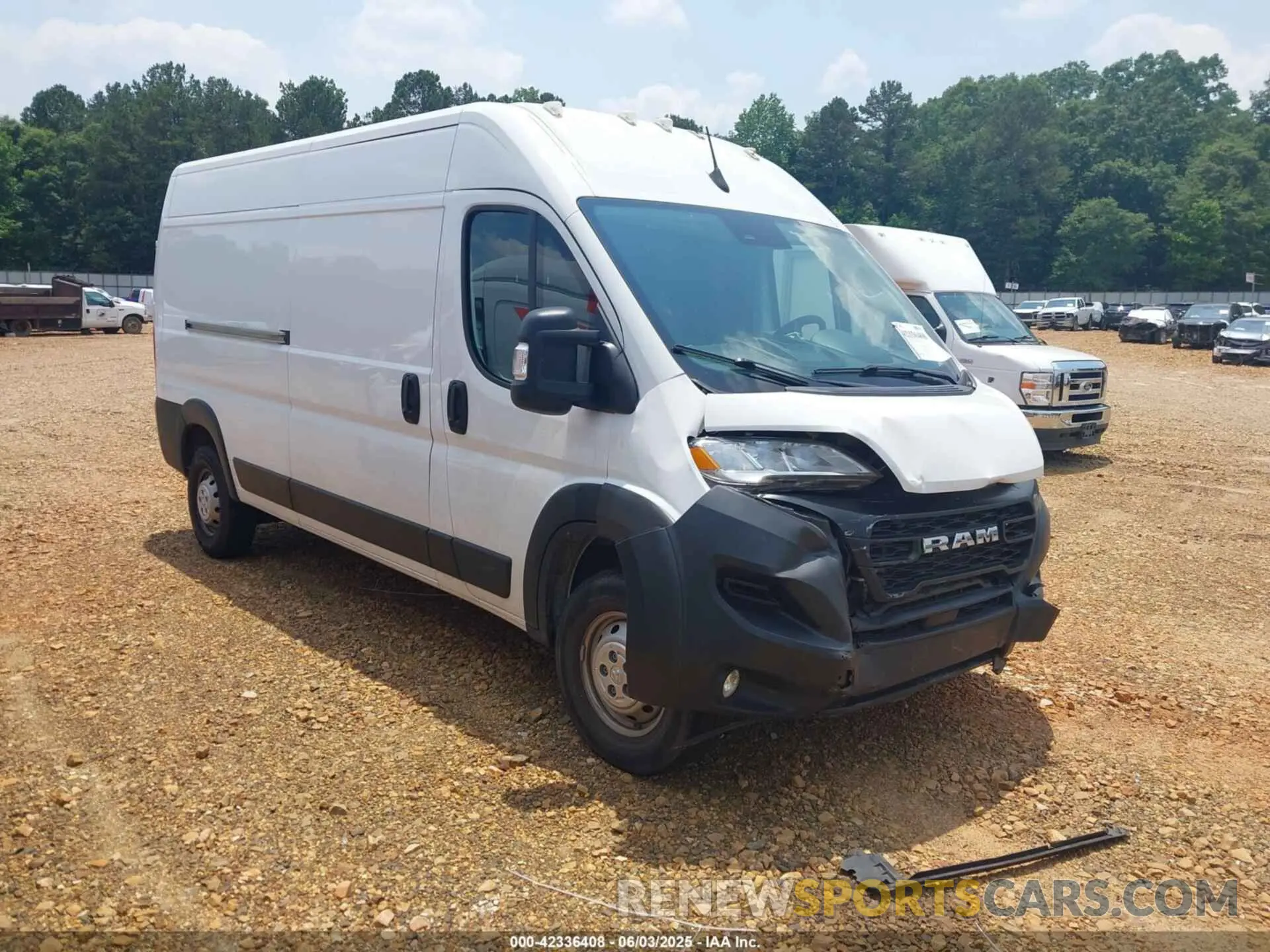 1 Photograph of a damaged car 3C6LRVDG2PE529644 RAM PROMASTER 2500 2023
