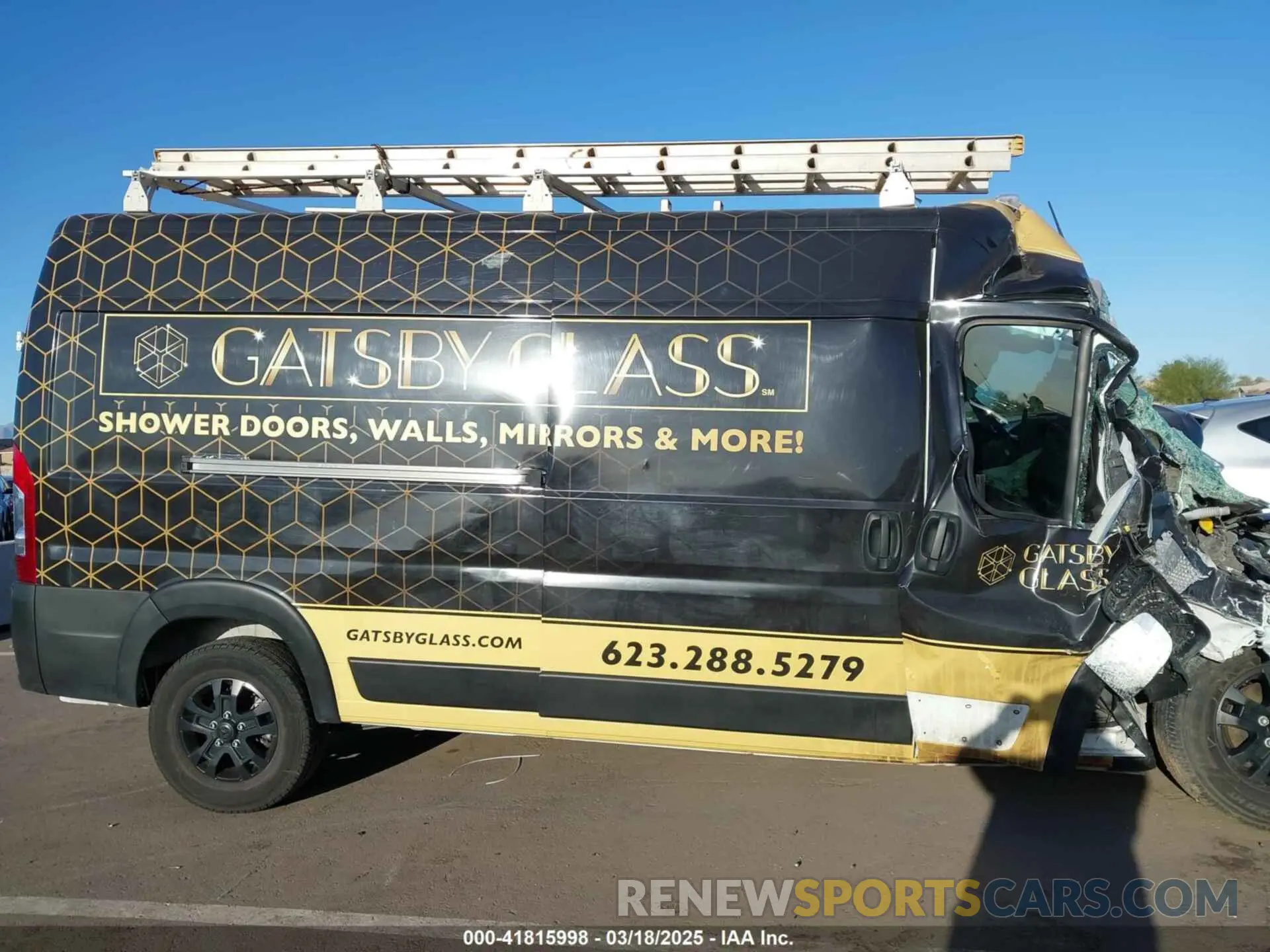 12 Photograph of a damaged car 3C6LRVDG3PE538899 RAM PROMASTER 2500 2023