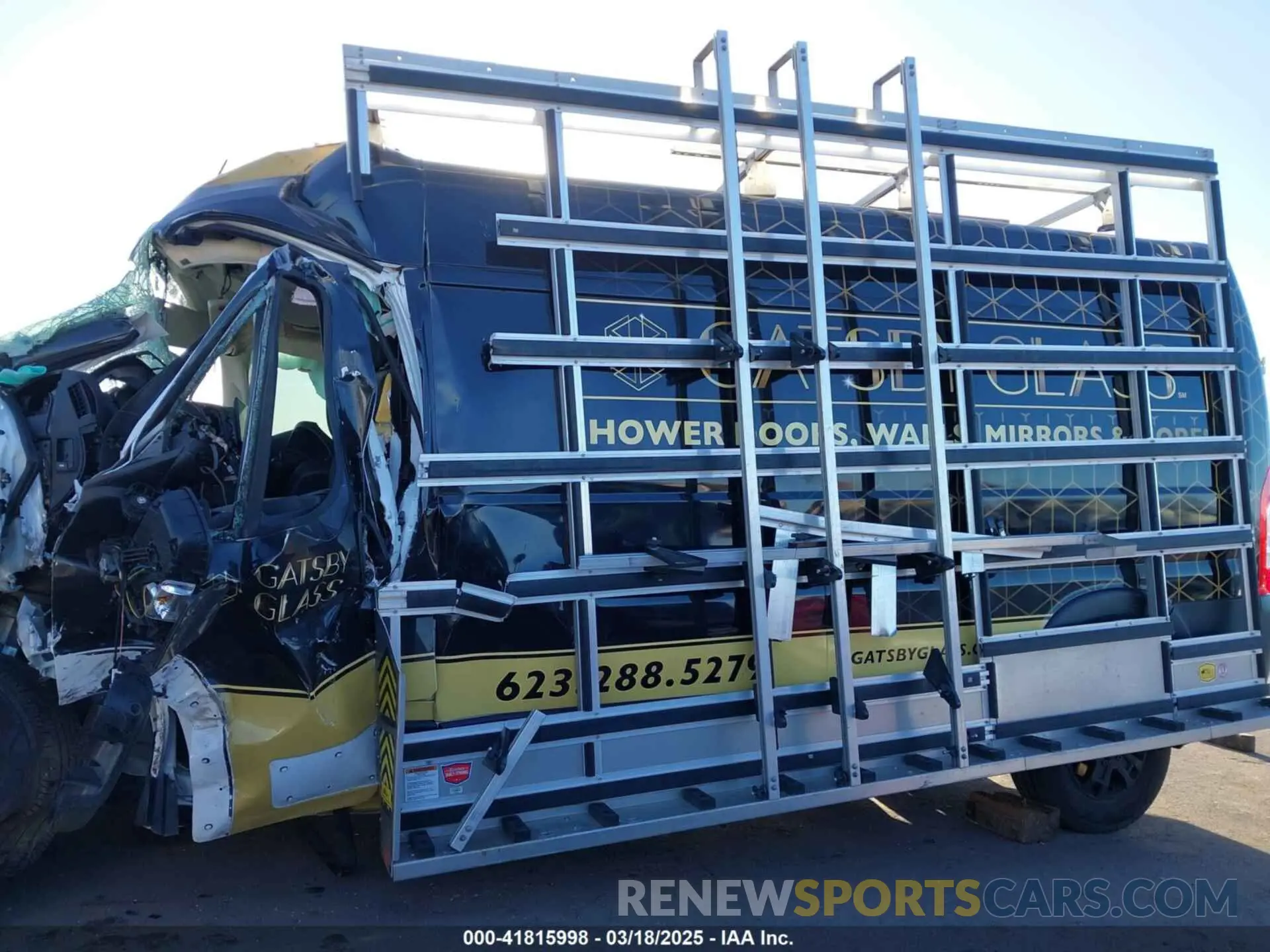 13 Photograph of a damaged car 3C6LRVDG3PE538899 RAM PROMASTER 2500 2023