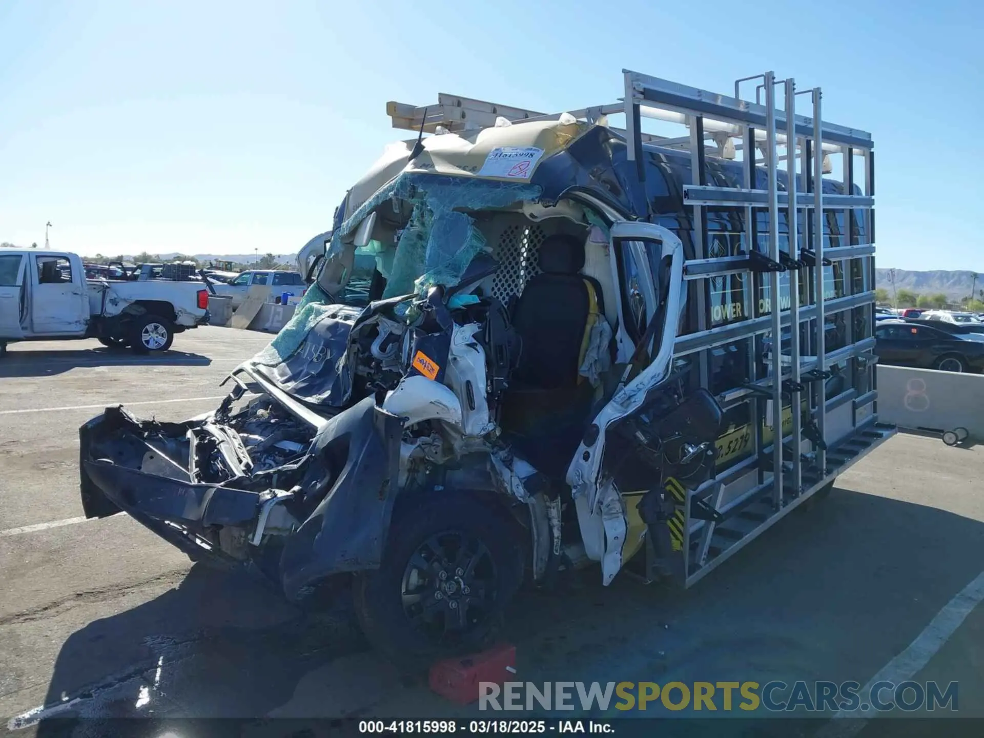 2 Photograph of a damaged car 3C6LRVDG3PE538899 RAM PROMASTER 2500 2023