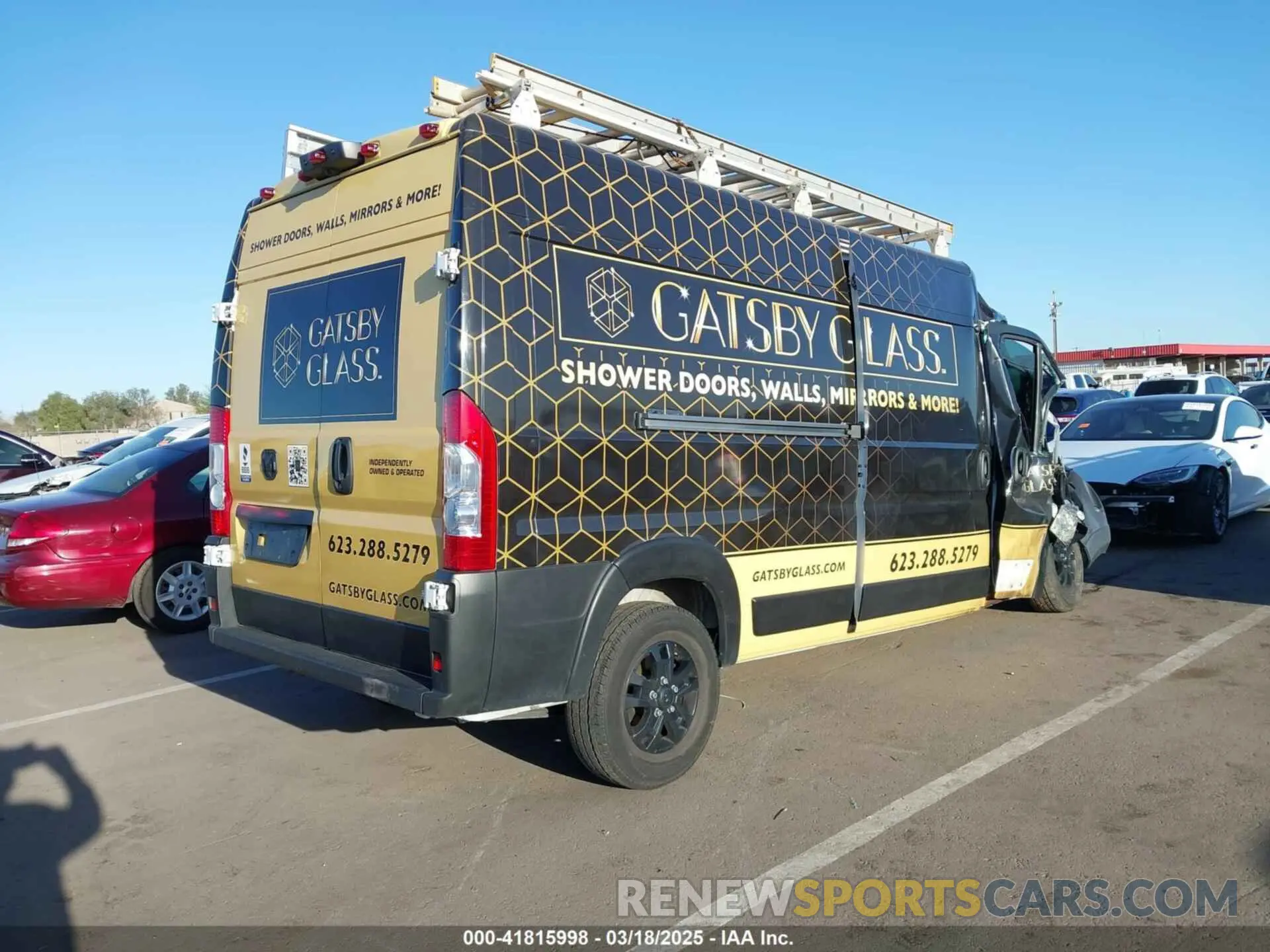 4 Photograph of a damaged car 3C6LRVDG3PE538899 RAM PROMASTER 2500 2023
