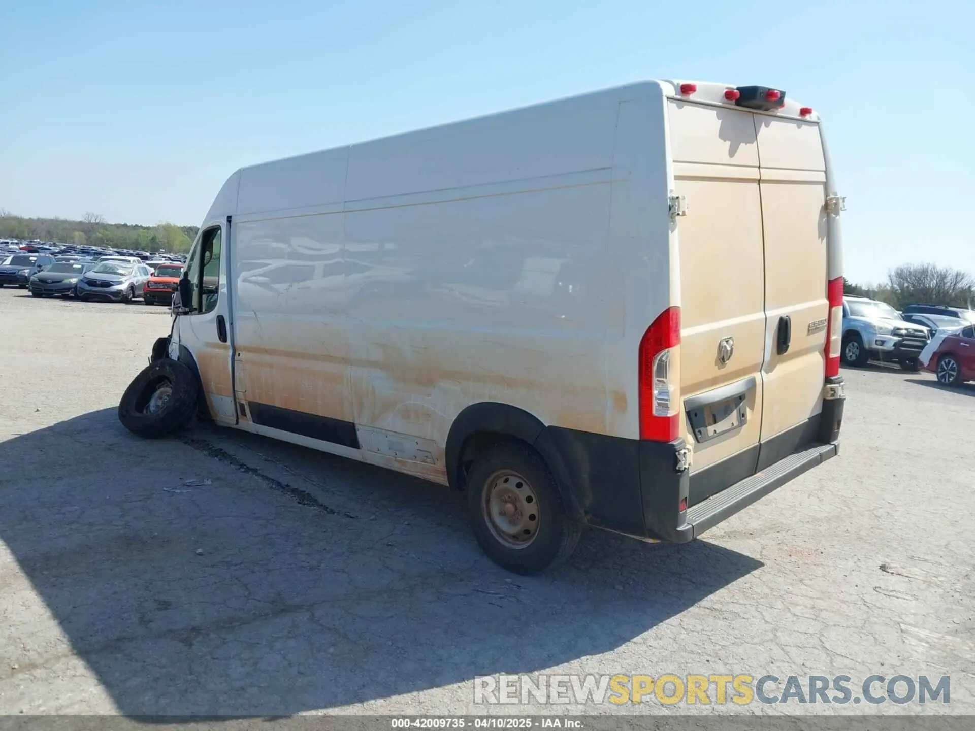 3 Photograph of a damaged car 3C6LRVDG3PE582496 RAM PROMASTER 2500 2023