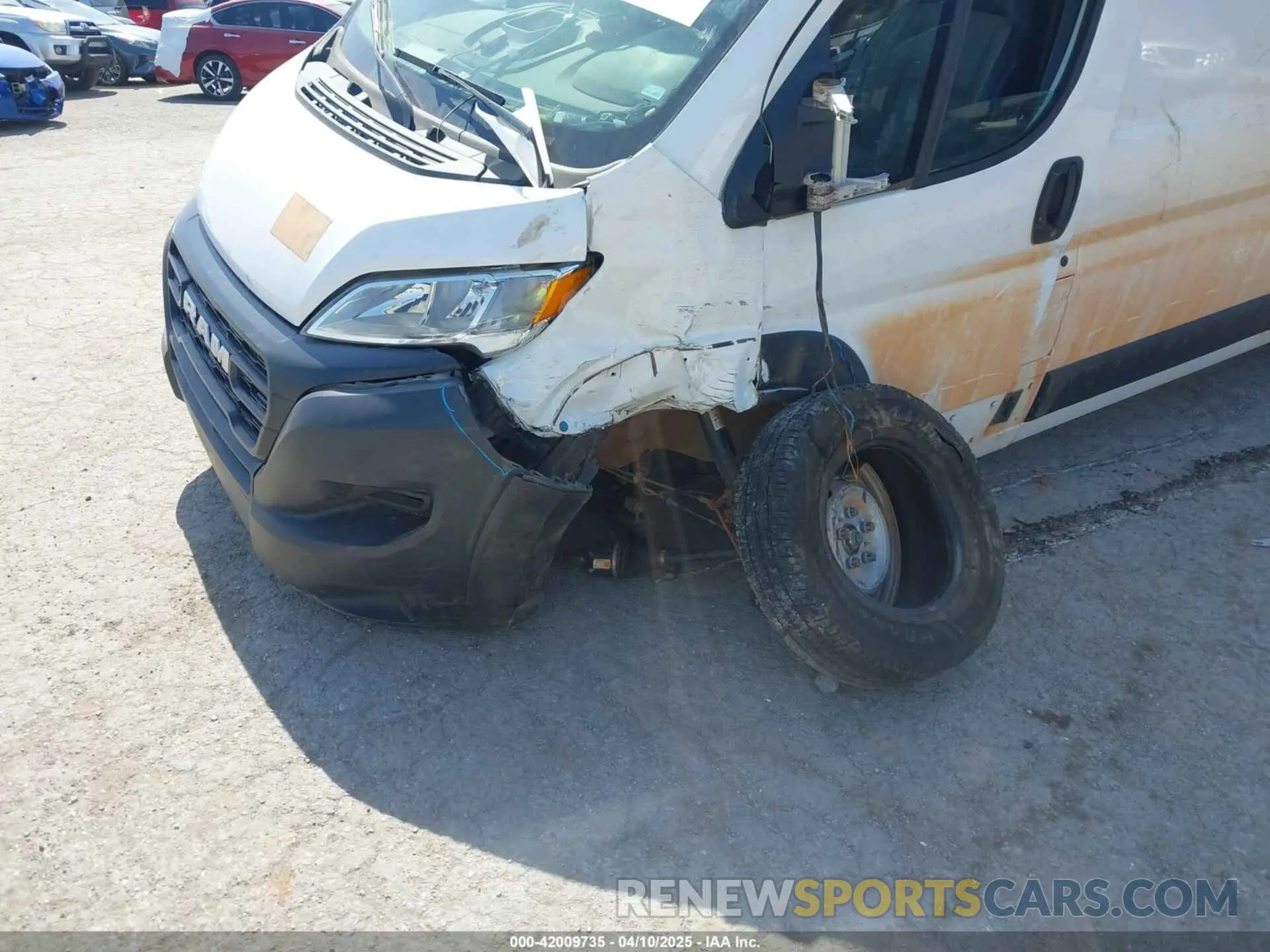 6 Photograph of a damaged car 3C6LRVDG3PE582496 RAM PROMASTER 2500 2023