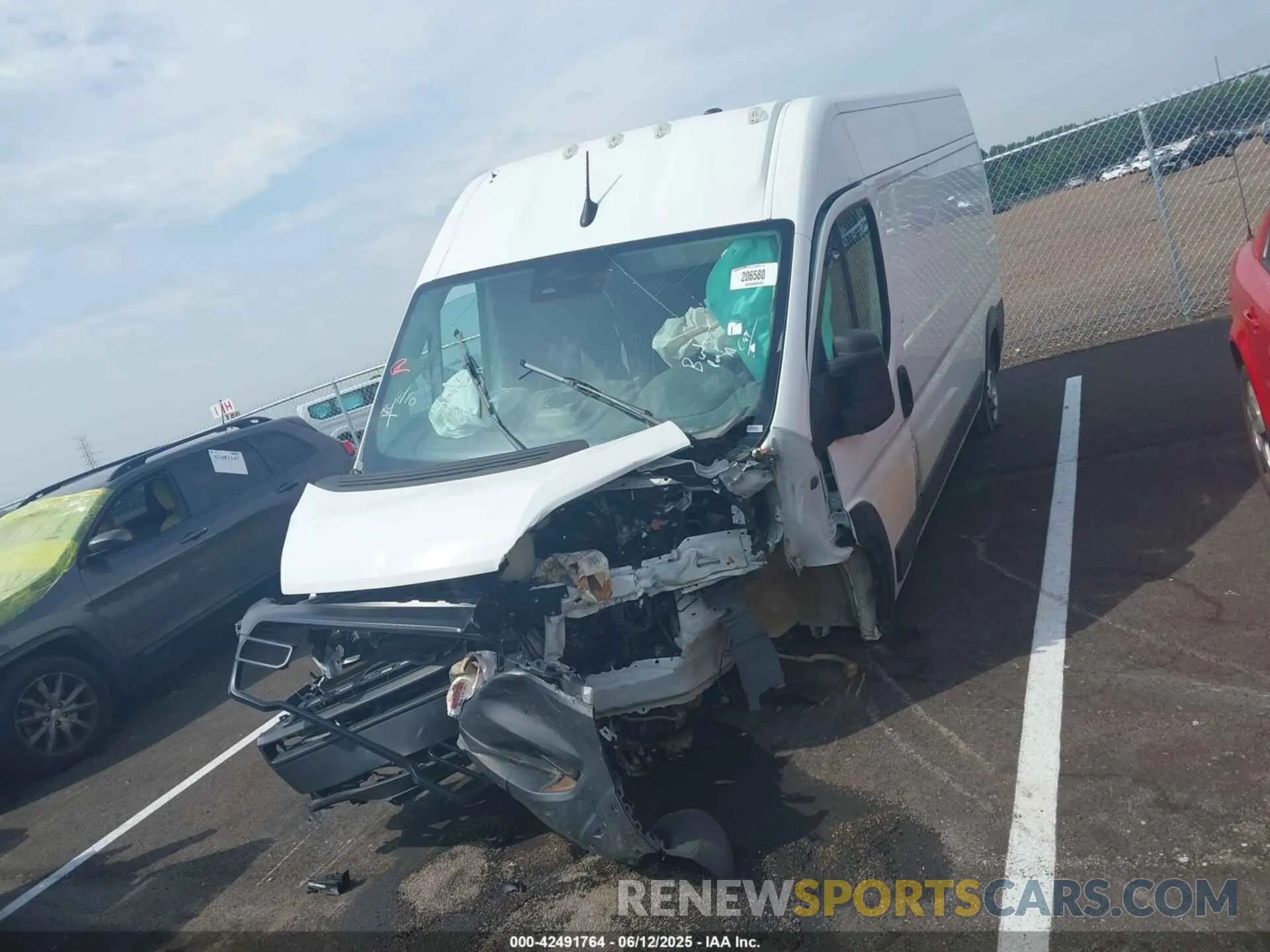 12 Photograph of a damaged car 3C6LRVDG4PE509928 RAM PROMASTER 2500 2023