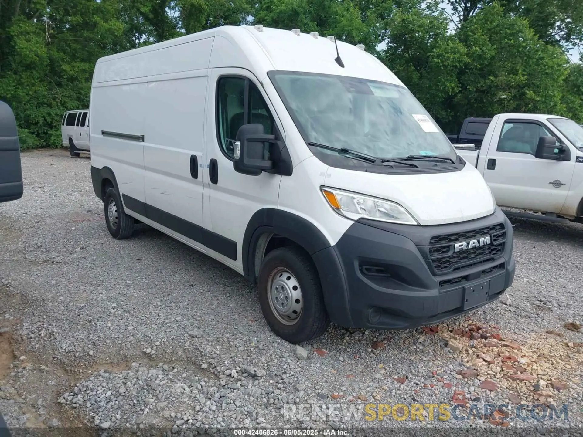 1 Photograph of a damaged car 3C6LRVDG4PE541519 RAM PROMASTER 2500 2023