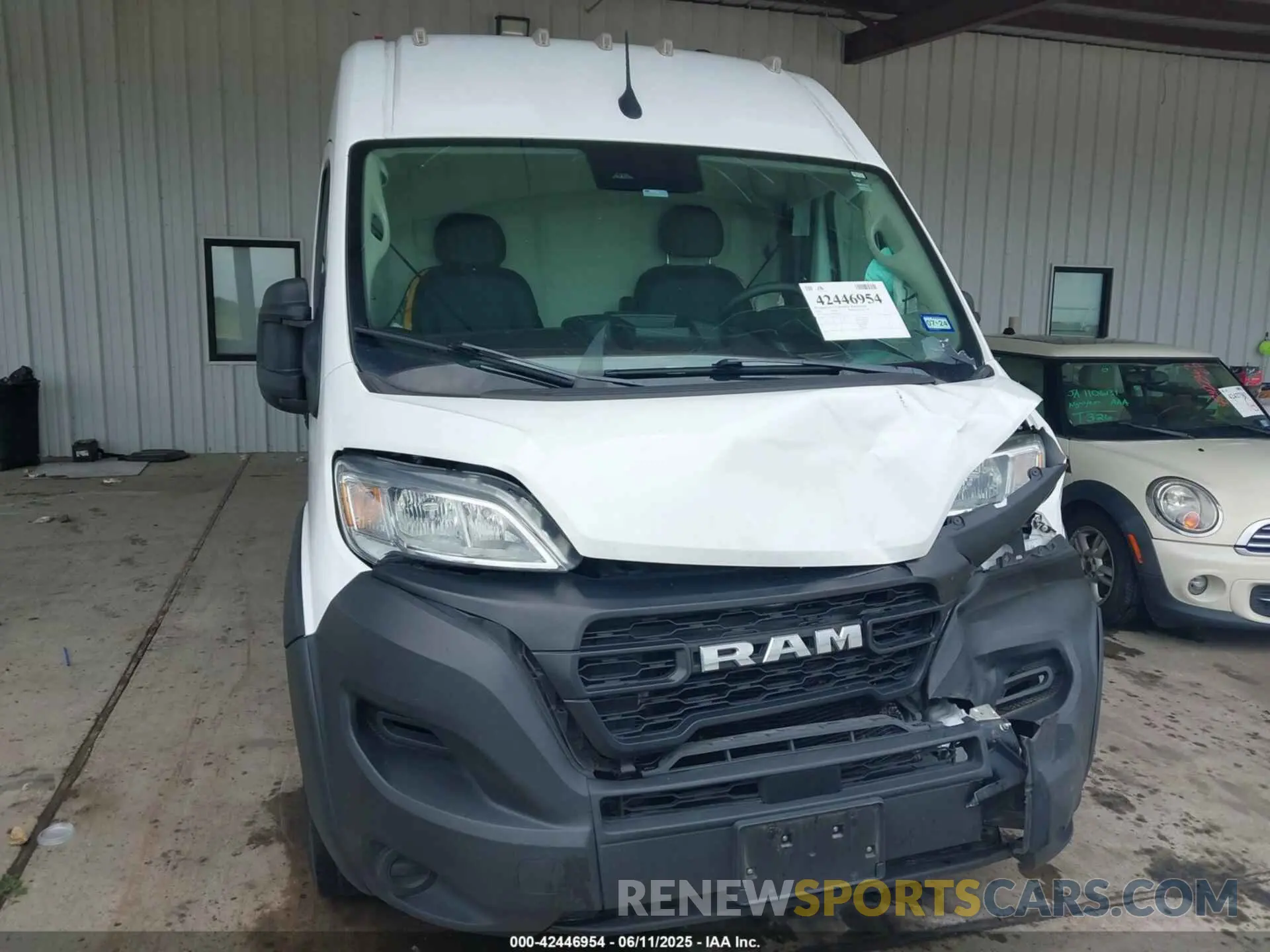 12 Photograph of a damaged car 3C6LRVDG8PE502254 RAM PROMASTER 2500 2023