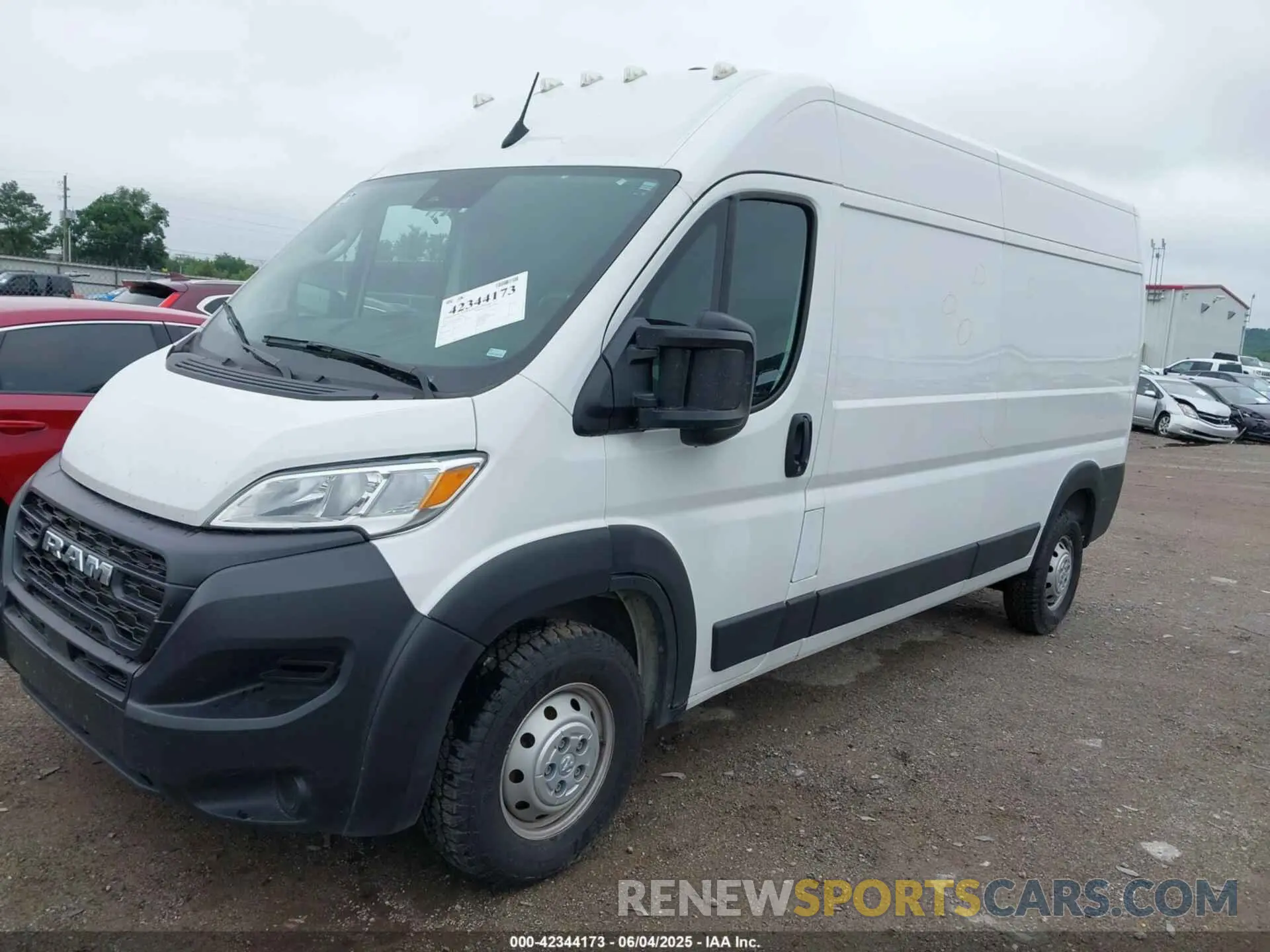 2 Photograph of a damaged car 3C6LRVDG8PE563796 RAM PROMASTER 2500 2023