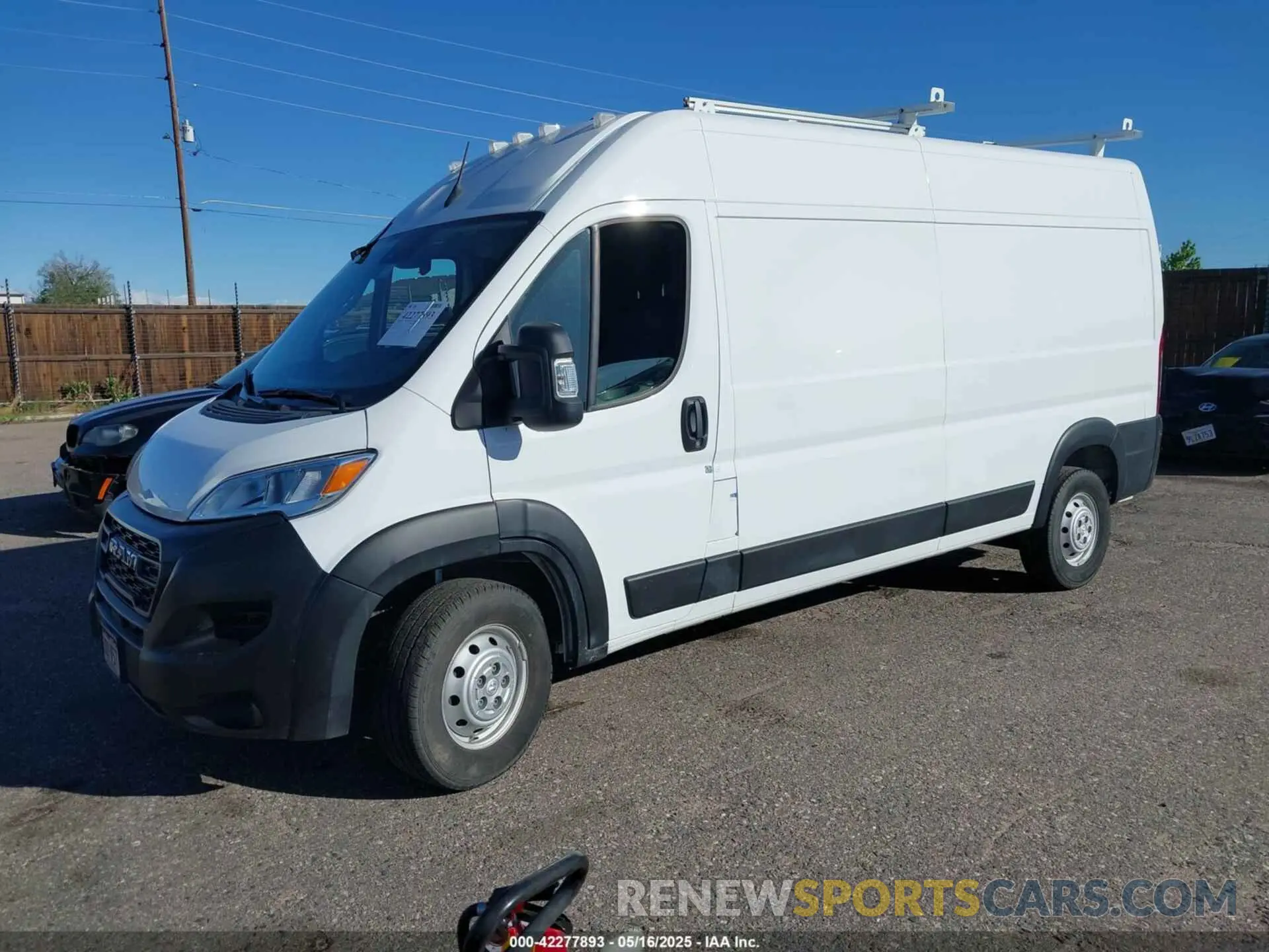 2 Photograph of a damaged car 3C6LRVDG8PE596328 RAM PROMASTER 2500 2023