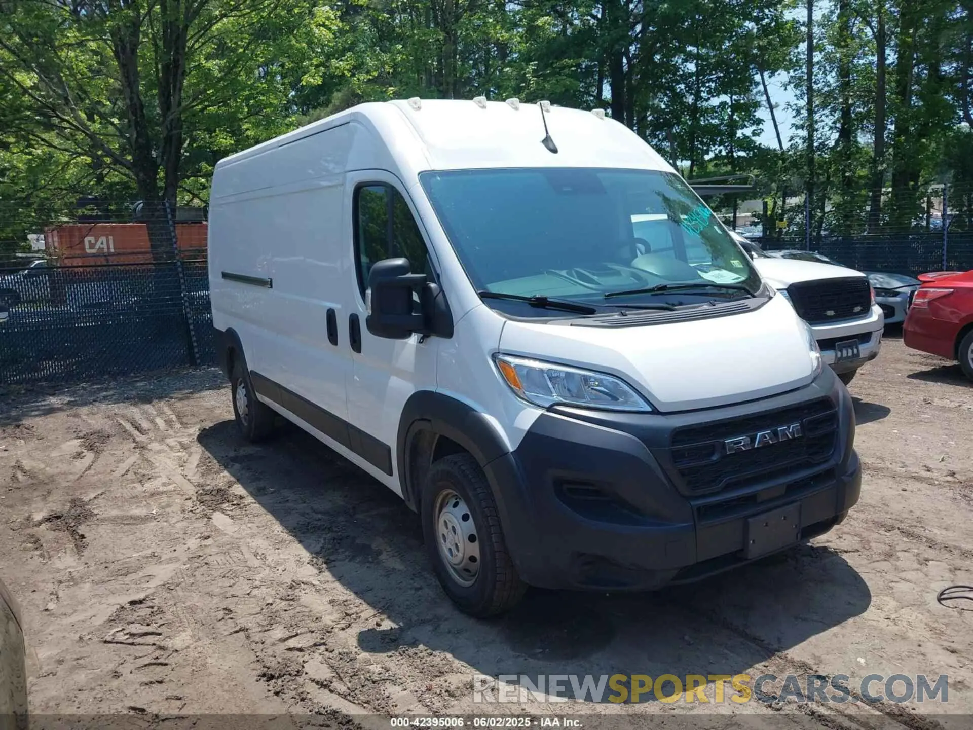 1 Photograph of a damaged car 3C6LRVDG8PE605870 RAM PROMASTER 2500 2023
