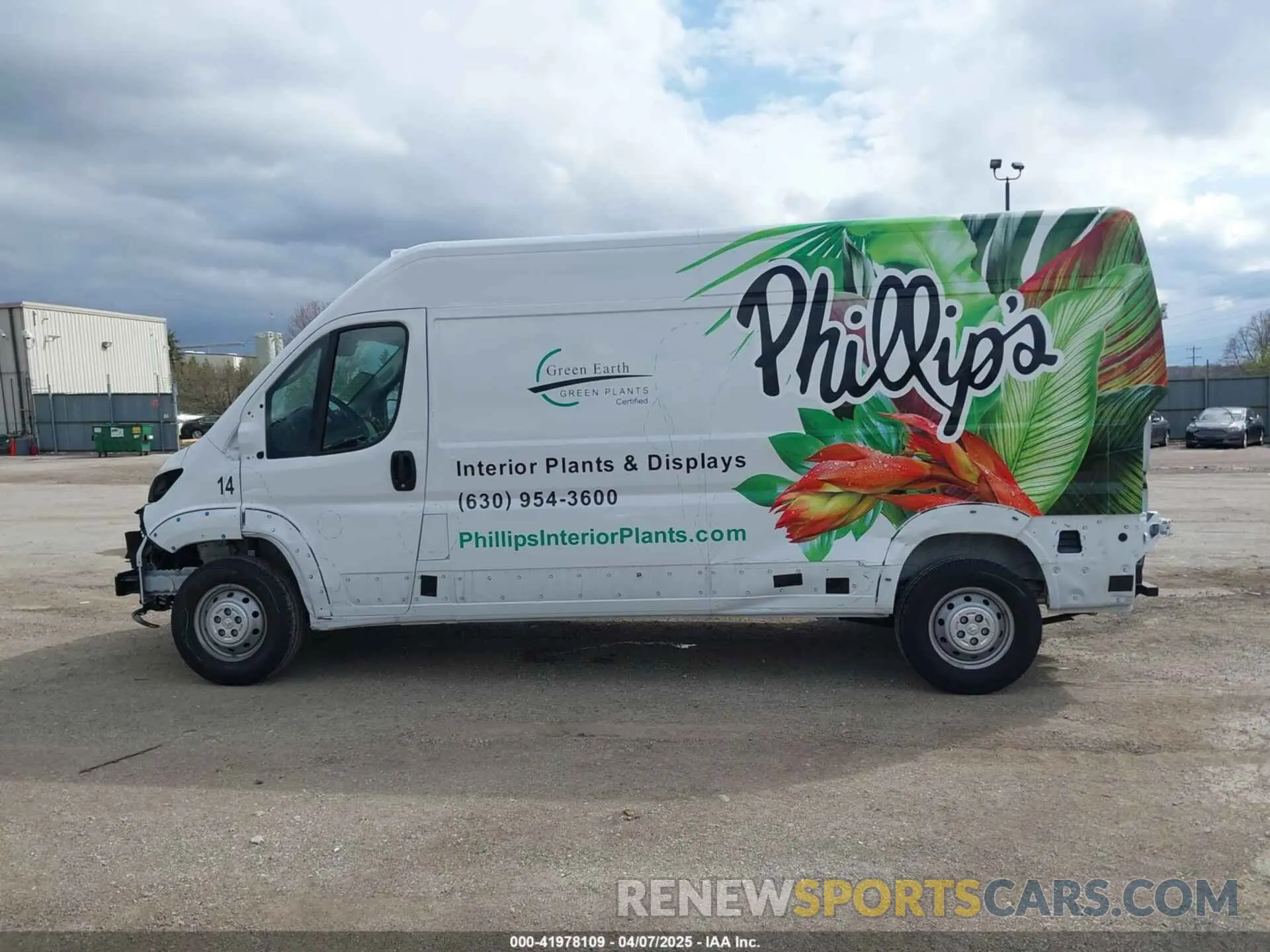 15 Photograph of a damaged car 3C6LRVDG9PE603061 RAM PROMASTER 2500 2023