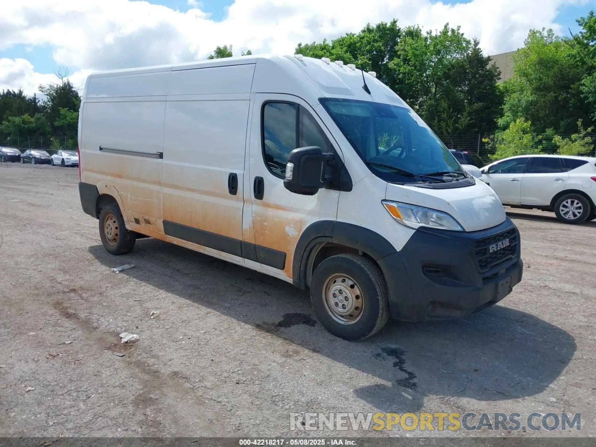 1 Photograph of a damaged car 3C6LRVDGXPE541587 RAM PROMASTER 2500 2023