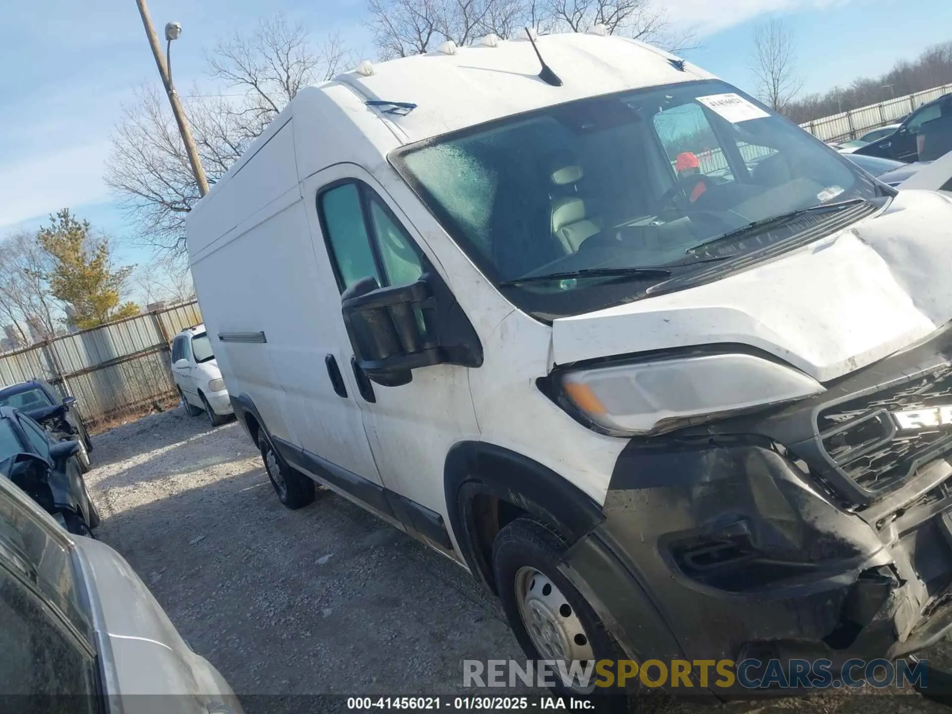 13 Photograph of a damaged car 3C6LRVDGXPE549446 RAM PROMASTER 2500 2023