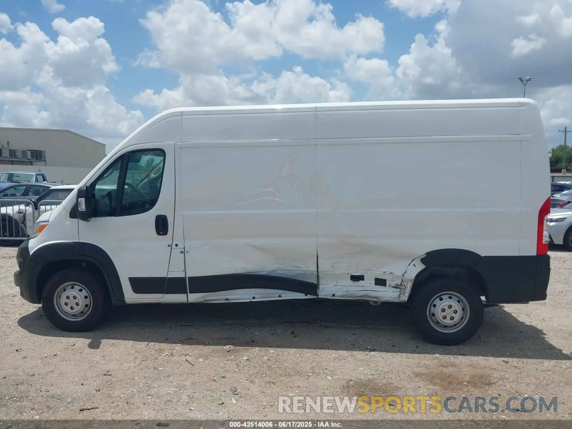 14 Photograph of a damaged car 3C6LRVDGXPE586187 RAM PROMASTER 2500 2023