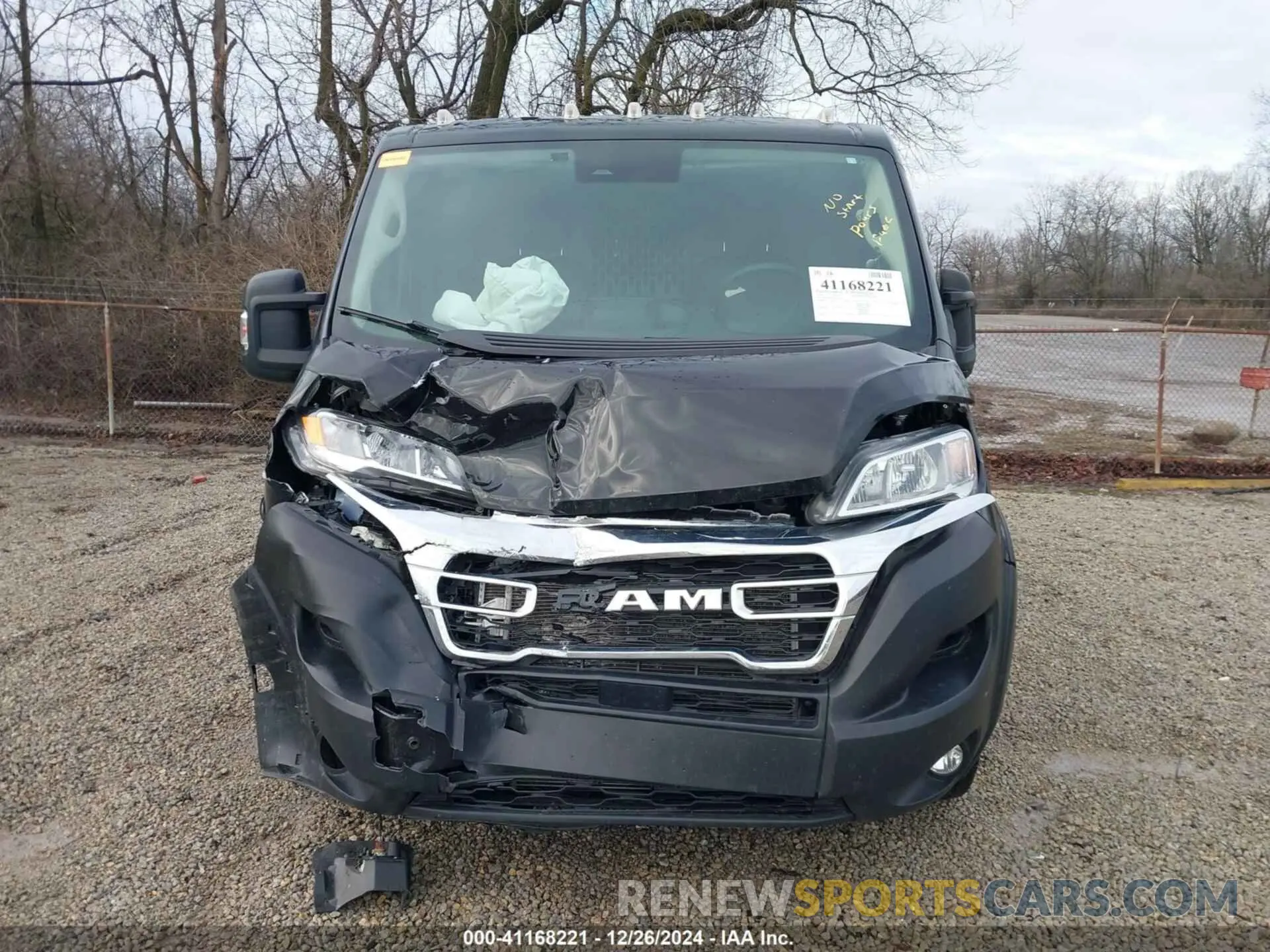 13 Photograph of a damaged car 3C6LRVVG1PE529021 RAM PROMASTER 2500 2023