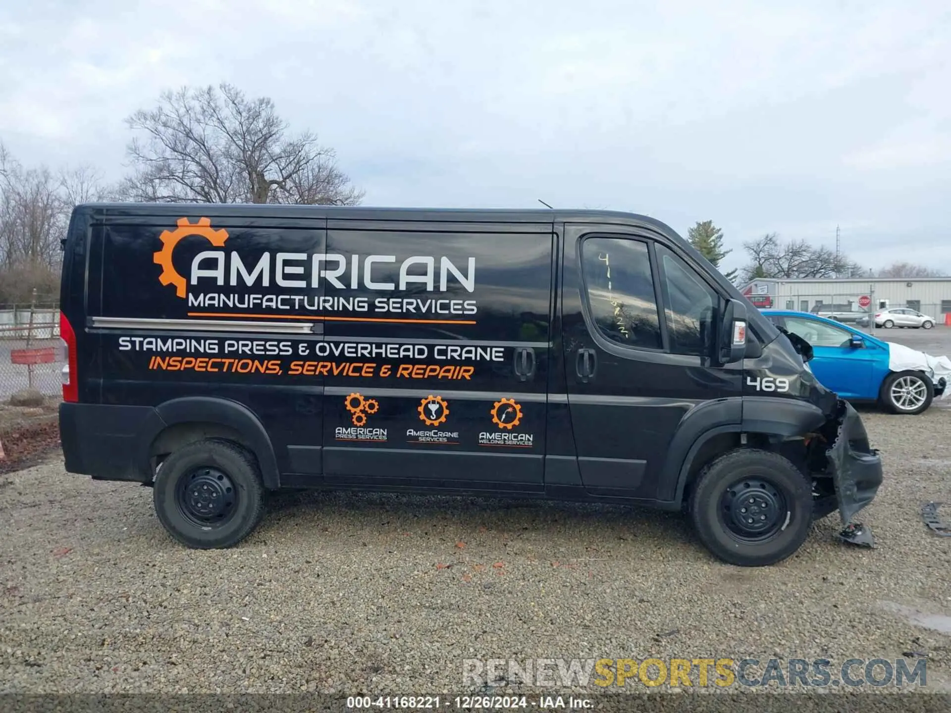 14 Photograph of a damaged car 3C6LRVVG1PE529021 RAM PROMASTER 2500 2023