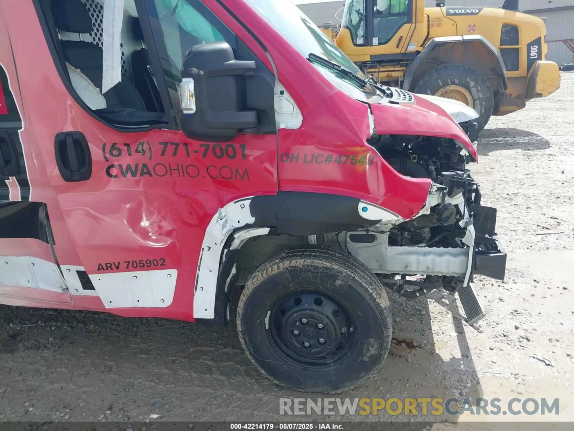 6 Photograph of a damaged car 3C6LRVVG2PE591625 RAM PROMASTER 2500 2023