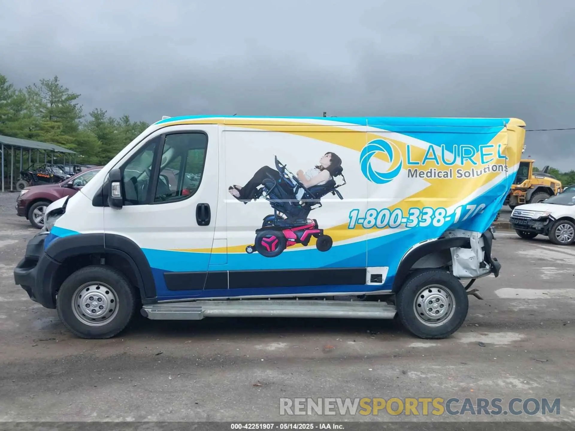15 Photograph of a damaged car 3C6LRVVG6PE559518 RAM PROMASTER 2500 2023
