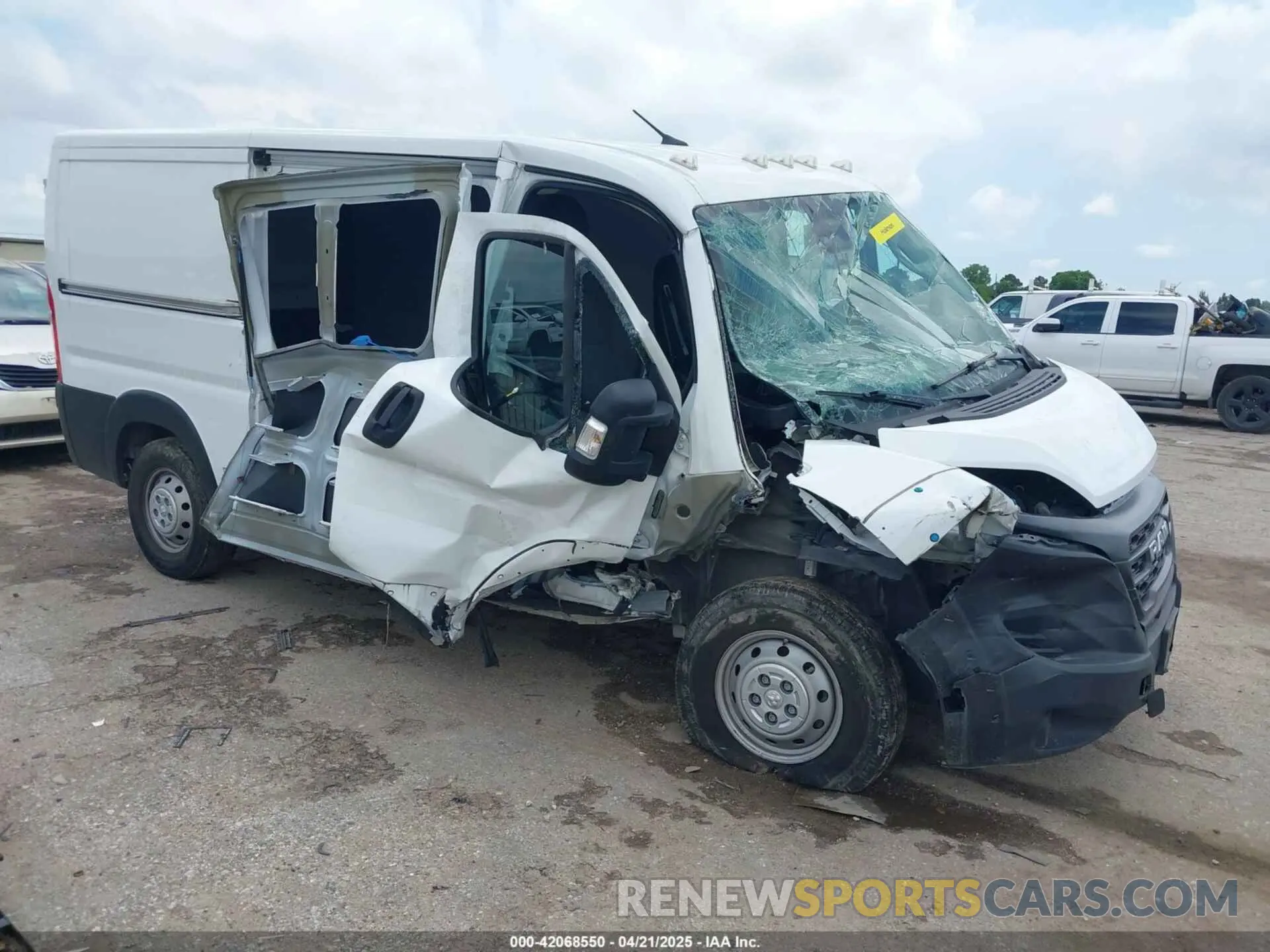6 Photograph of a damaged car 3C6LRVVG7PE552934 RAM PROMASTER 2500 2023