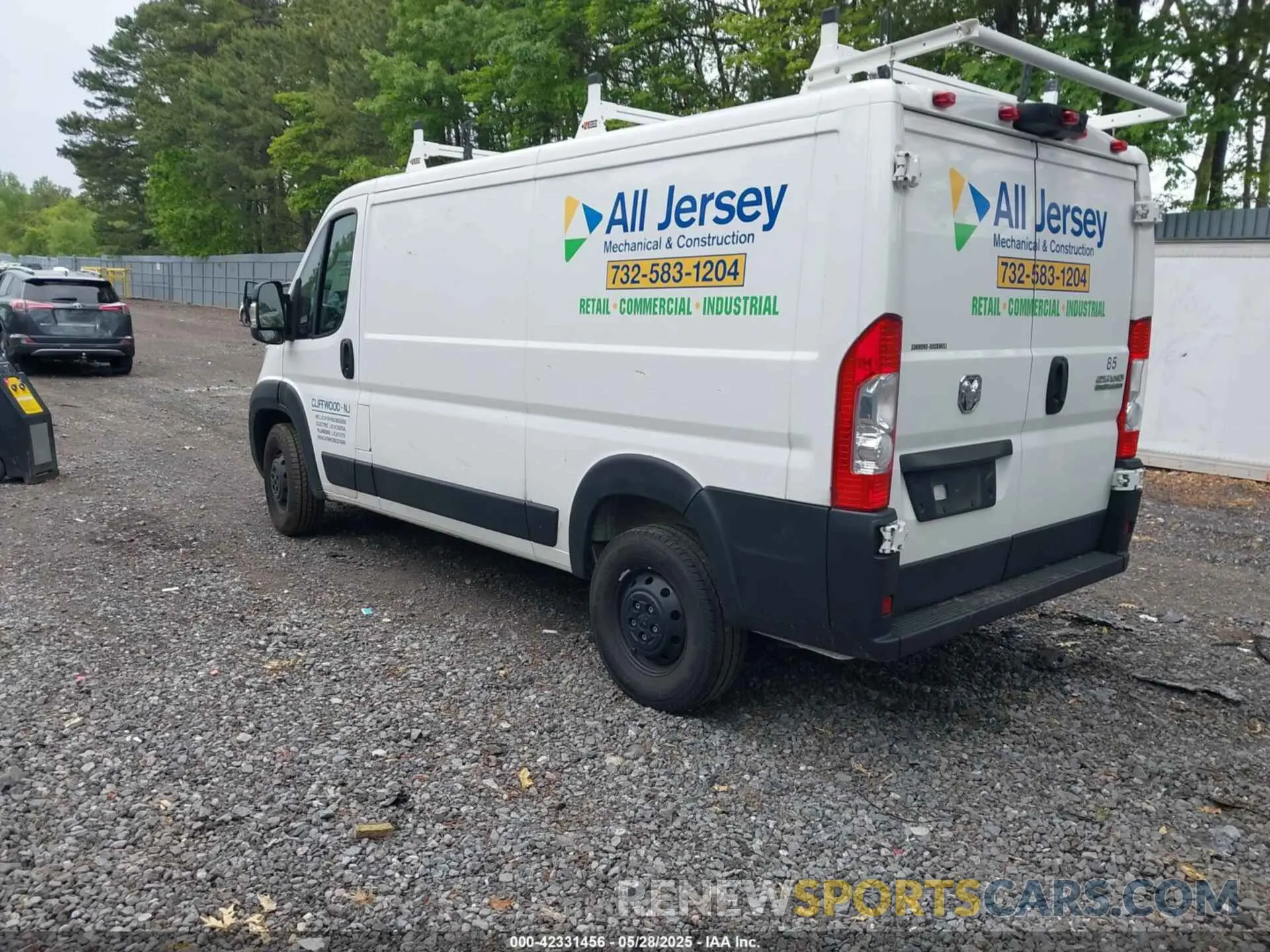 3 Photograph of a damaged car 3C6LRVVG7PE559138 RAM PROMASTER 2500 2023