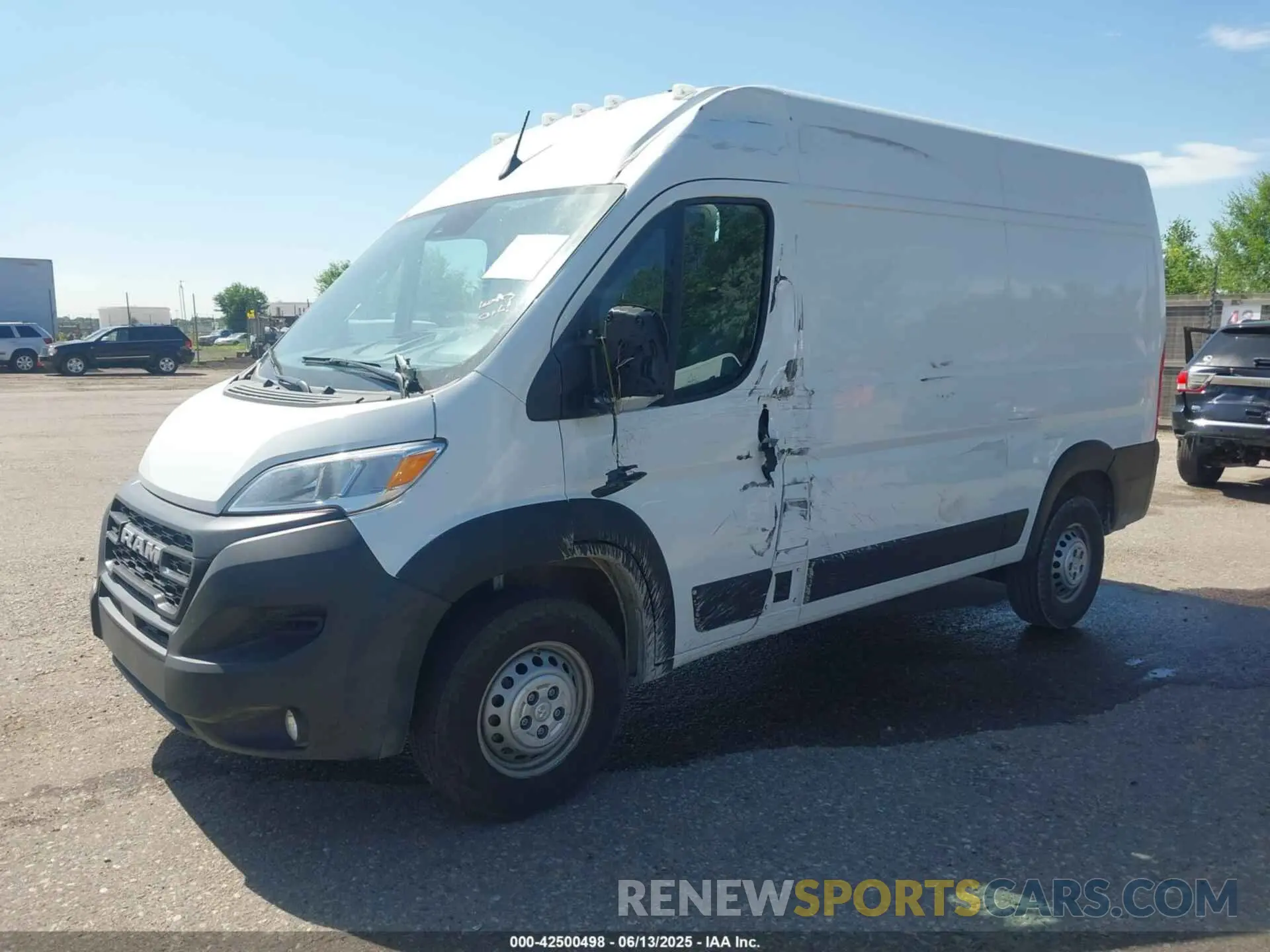2 Photograph of a damaged car 3C6LRVCGXRE149262 RAM PROMASTER 2500 2024