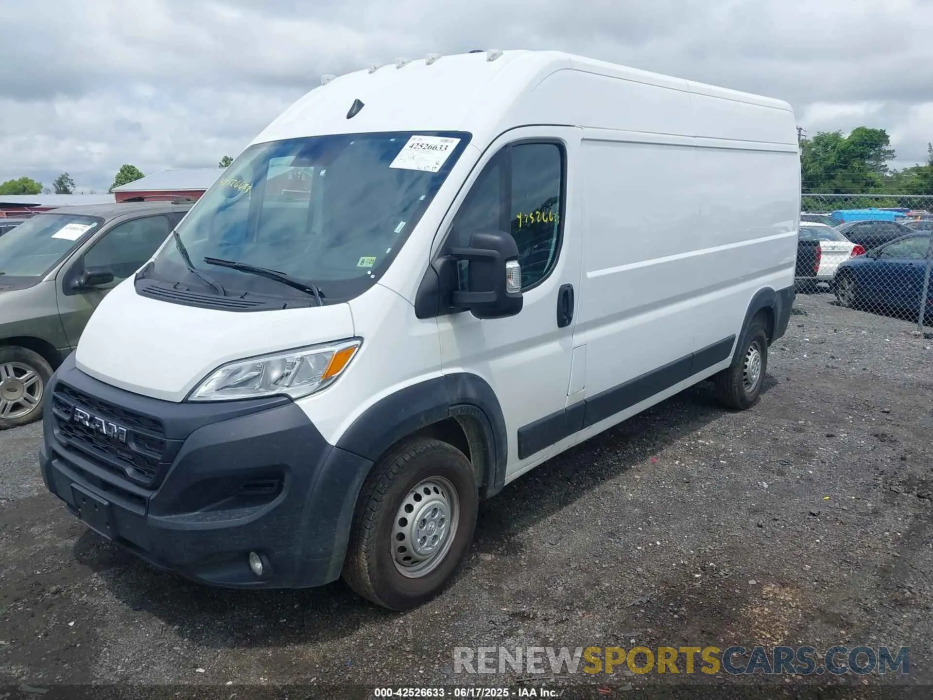 2 Photograph of a damaged car 3C6LRVDG4RE150700 RAM PROMASTER 2500 2024