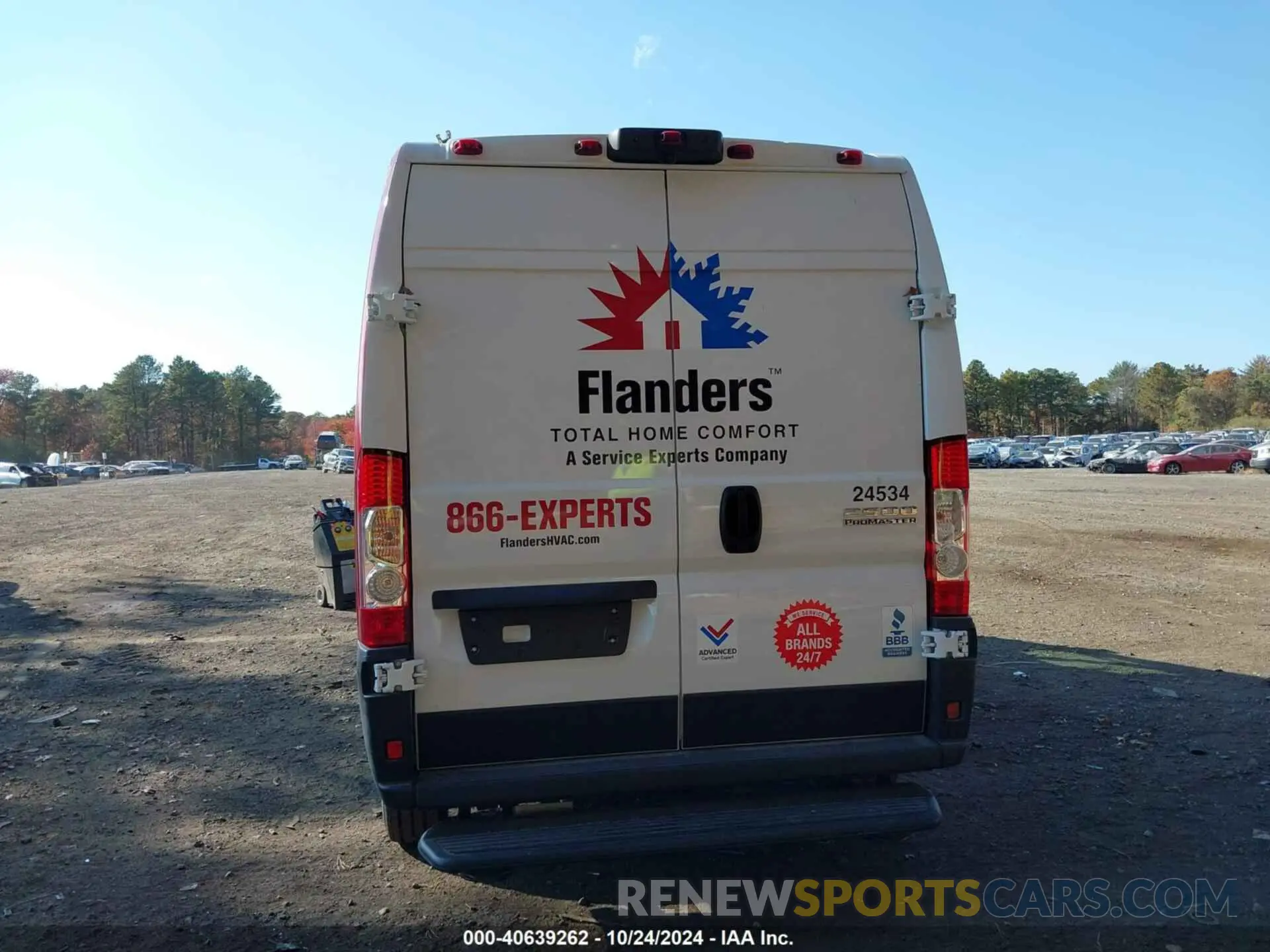 16 Photograph of a damaged car 3C6LRVDG6RE125555 RAM PROMASTER 2500 2024