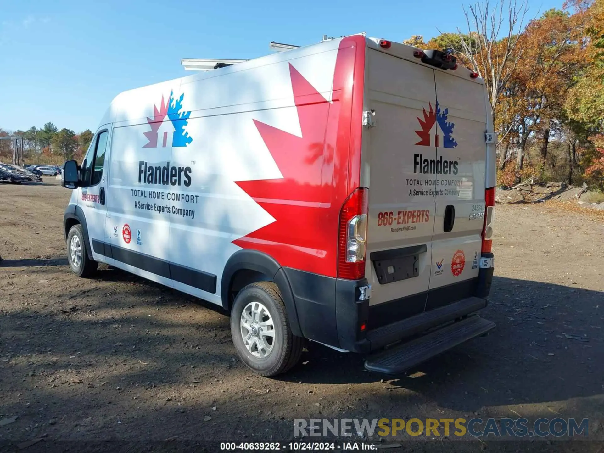 3 Photograph of a damaged car 3C6LRVDG6RE125555 RAM PROMASTER 2500 2024