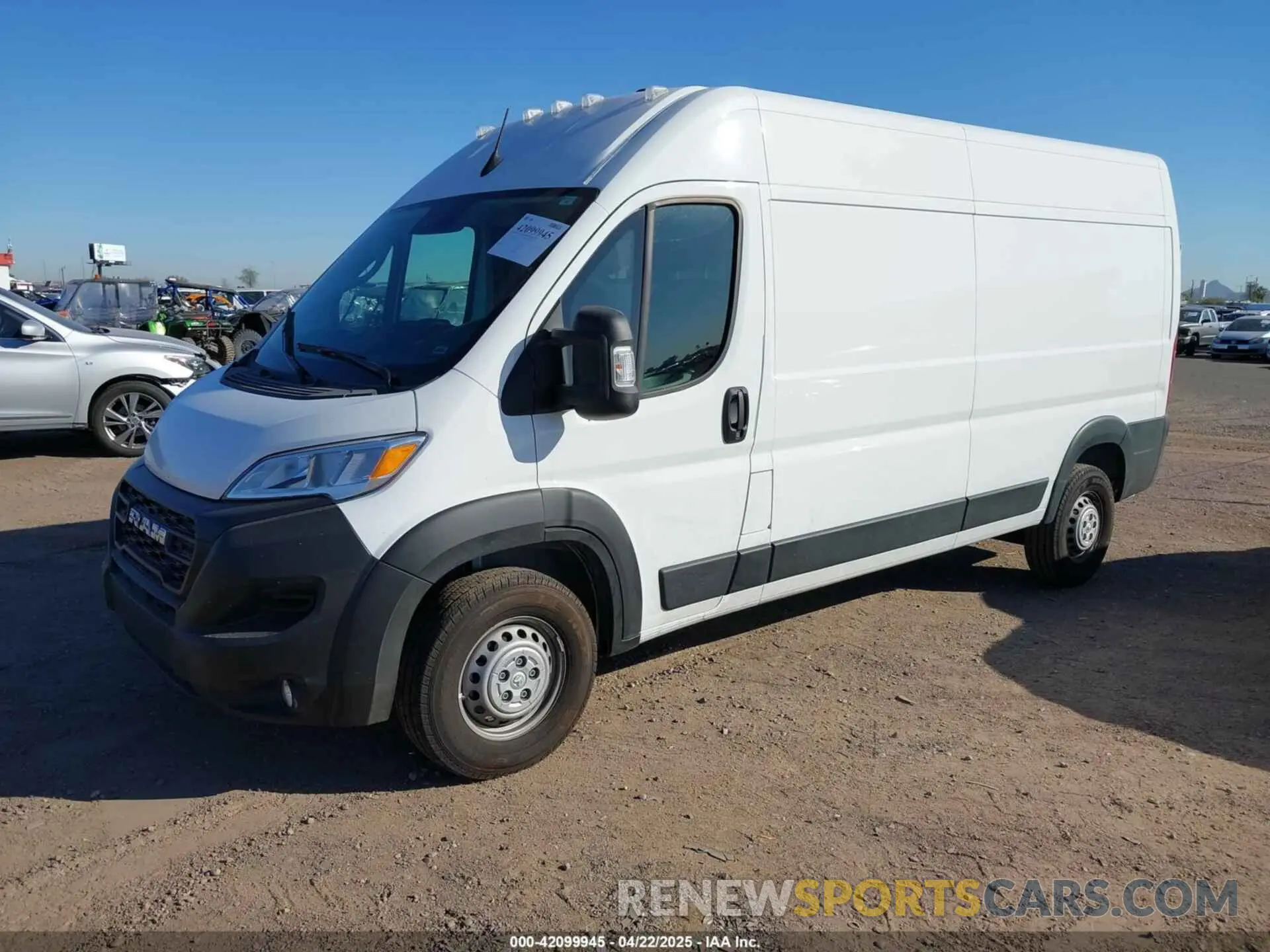 2 Photograph of a damaged car 3C6LRVDG6RE128925 RAM PROMASTER 2500 2024