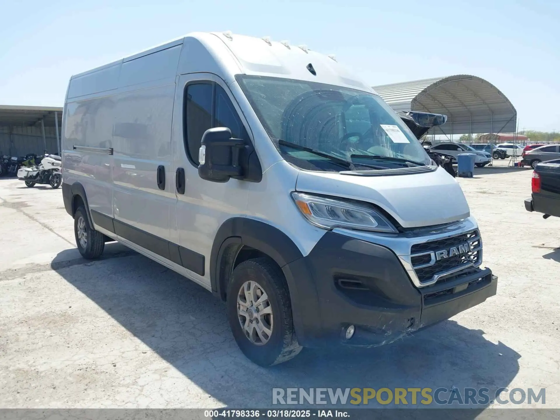 1 Photograph of a damaged car 3C6LRVDG7RE114953 RAM PROMASTER 2500 2024