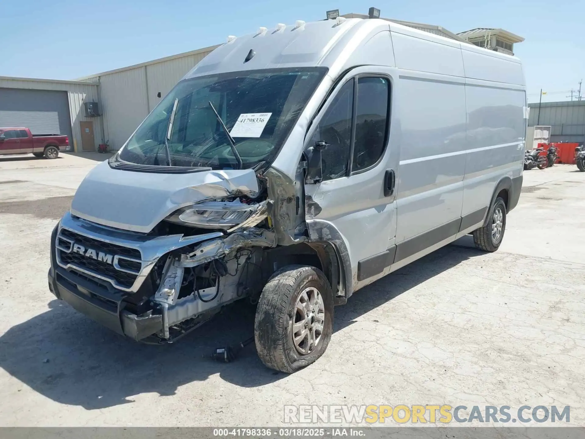 2 Photograph of a damaged car 3C6LRVDG7RE114953 RAM PROMASTER 2500 2024