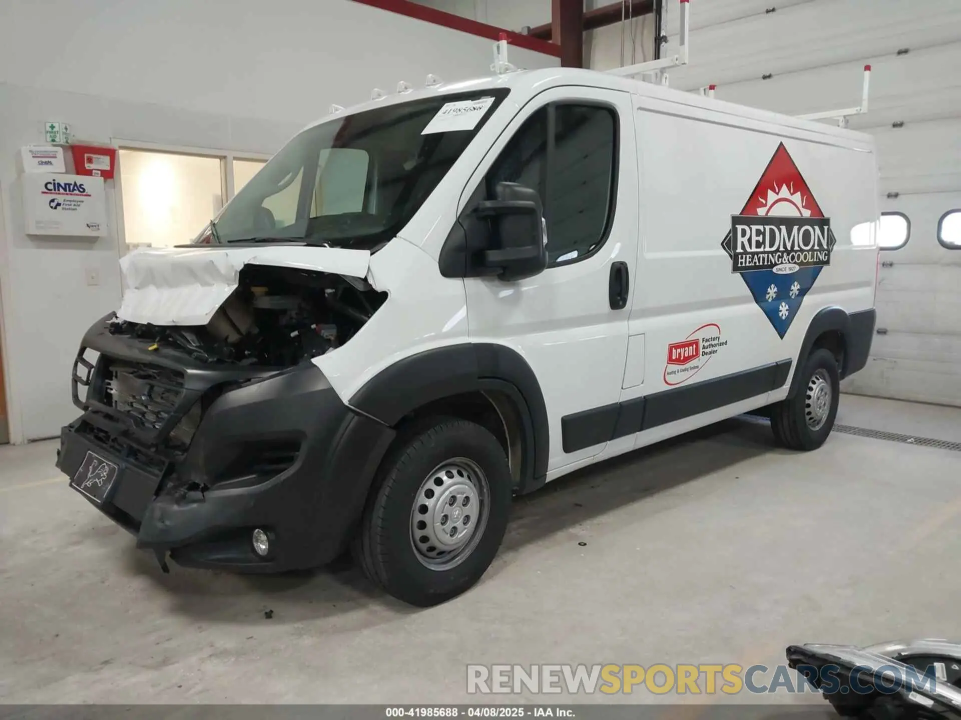2 Photograph of a damaged car 3C6LRVVG8RE129248 RAM PROMASTER 2500 2024