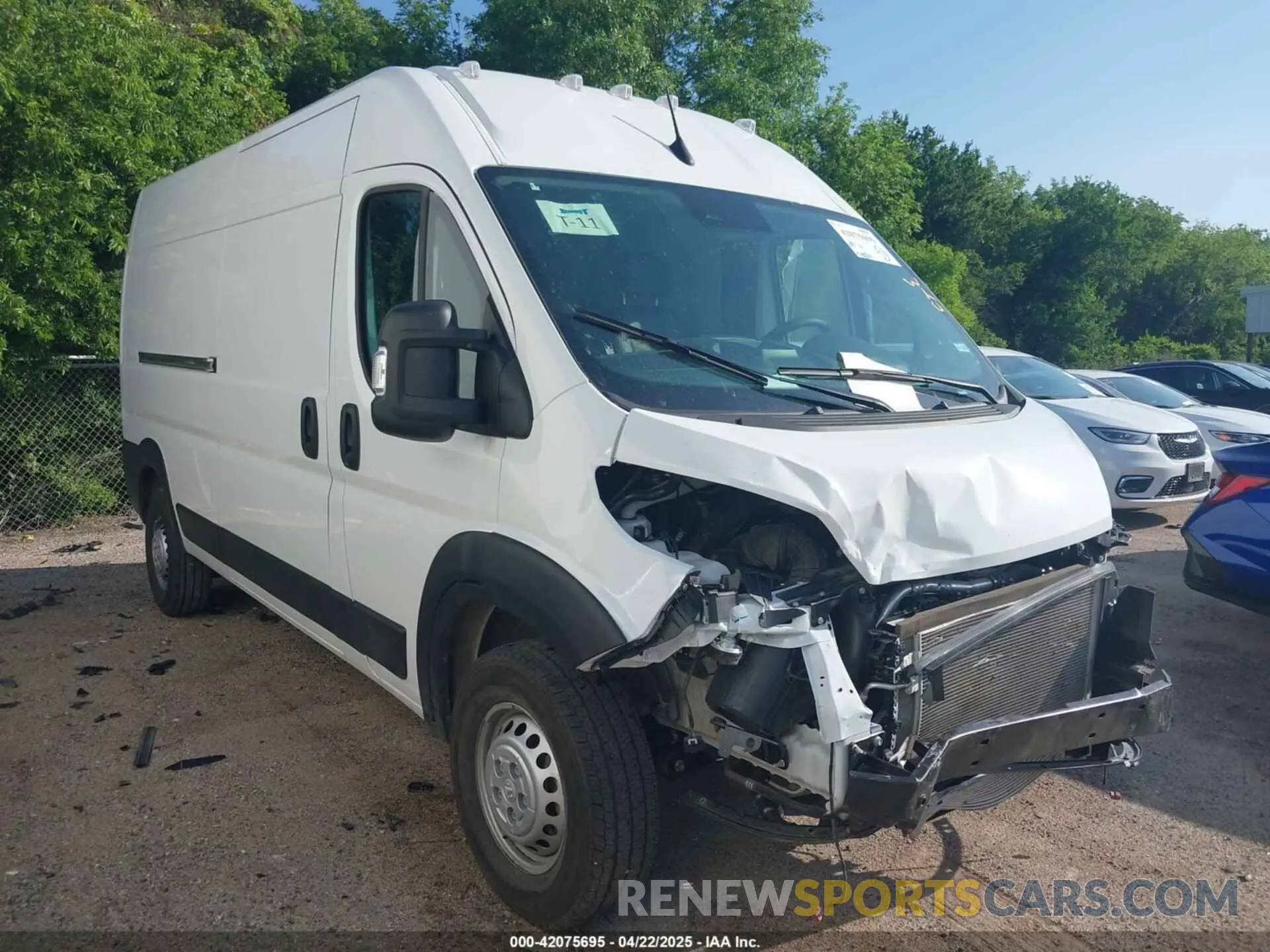 1 Photograph of a damaged car 3C6LRVDG1SE512763 RAM PROMASTER 2500 2025