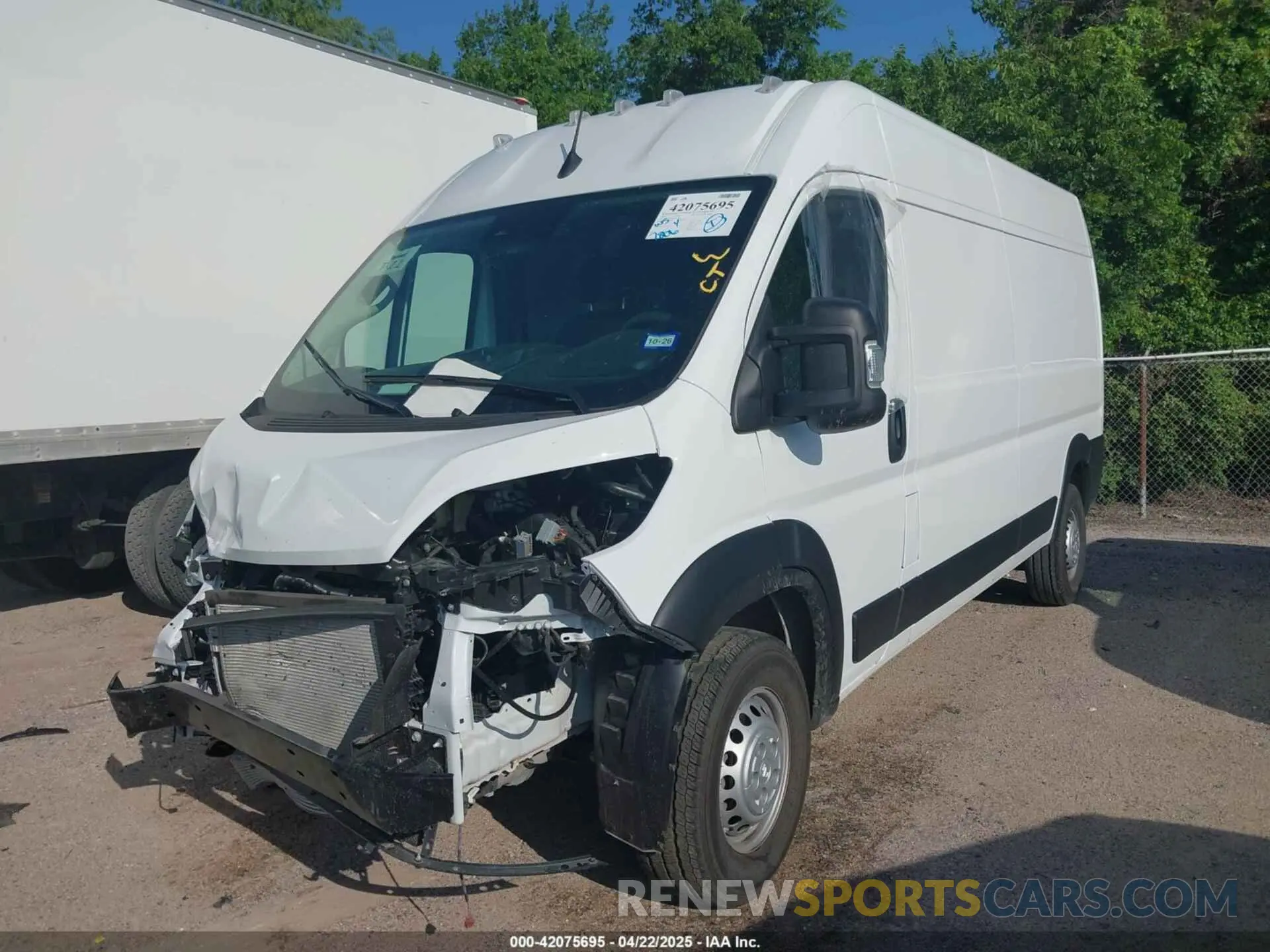 2 Photograph of a damaged car 3C6LRVDG1SE512763 RAM PROMASTER 2500 2025