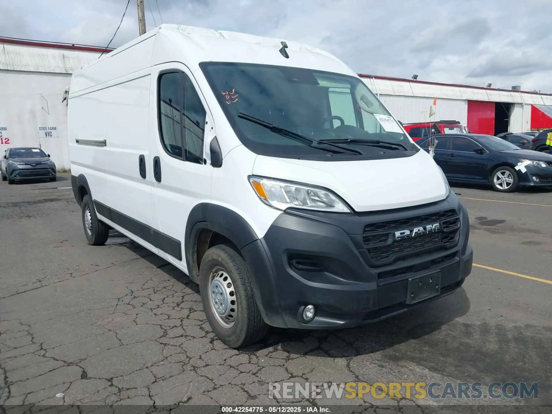 1 Photograph of a damaged car 3C6LRVDG4SE507511 RAM PROMASTER 2500 2025