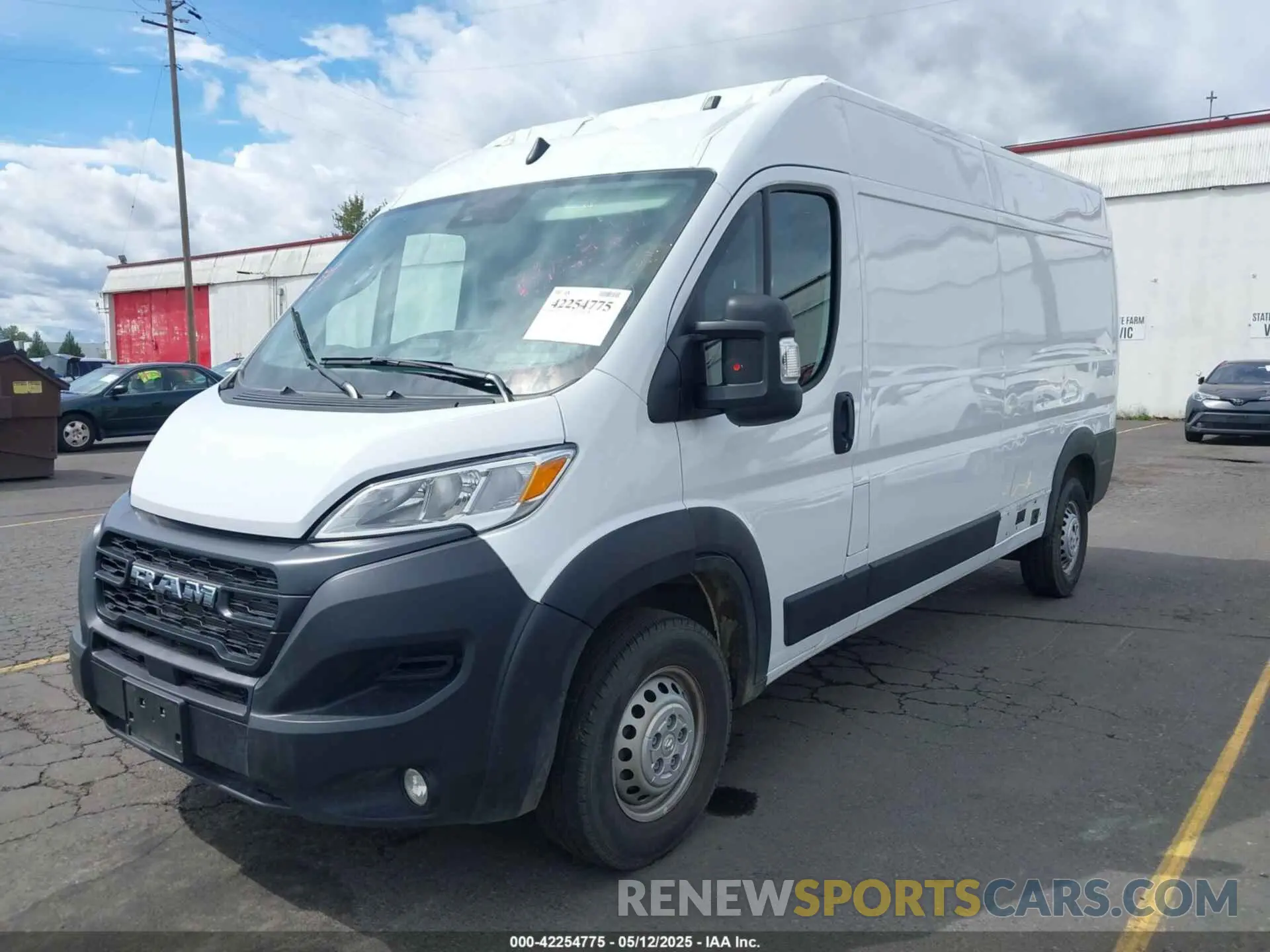 2 Photograph of a damaged car 3C6LRVDG4SE507511 RAM PROMASTER 2500 2025